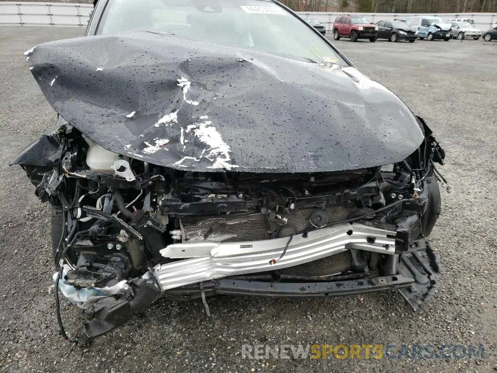 9 Photograph of a damaged car JTNK4RBE0K3045351 TOYOTA COROLLA 2019