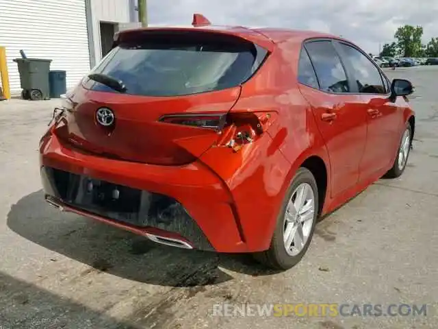 4 Photograph of a damaged car JTNK4RBE0K3046127 TOYOTA COROLLA 2019