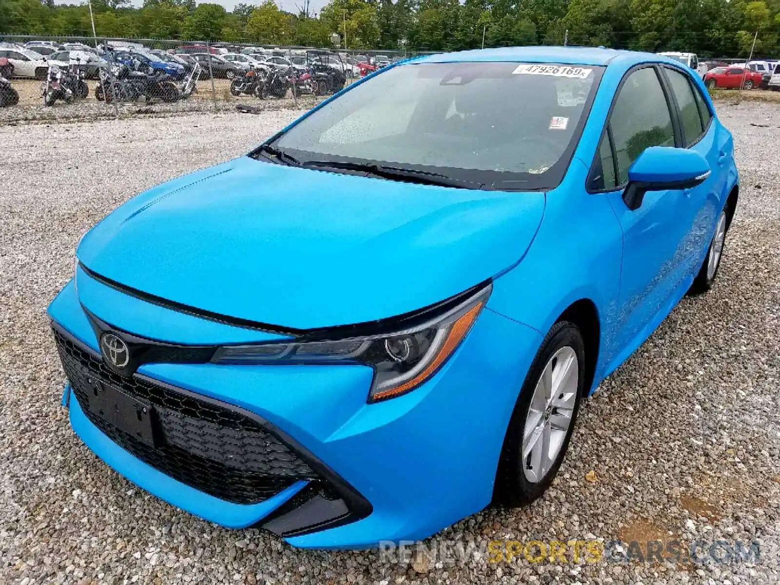 2 Photograph of a damaged car JTNK4RBE0K3046497 TOYOTA COROLLA 2019