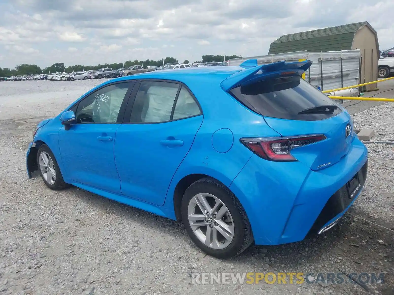 3 Photograph of a damaged car JTNK4RBE0K3048508 TOYOTA COROLLA 2019