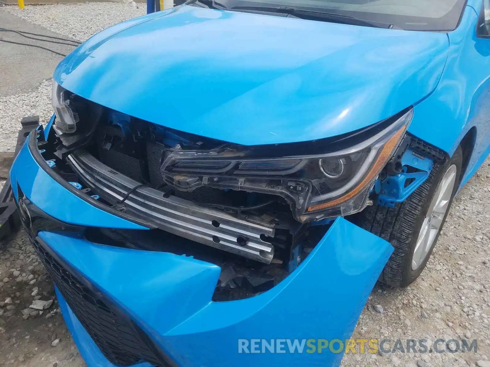 9 Photograph of a damaged car JTNK4RBE0K3048508 TOYOTA COROLLA 2019