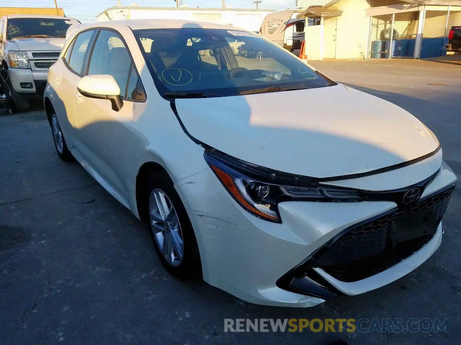 1 Photograph of a damaged car JTNK4RBE0K3050324 TOYOTA COROLLA 2019