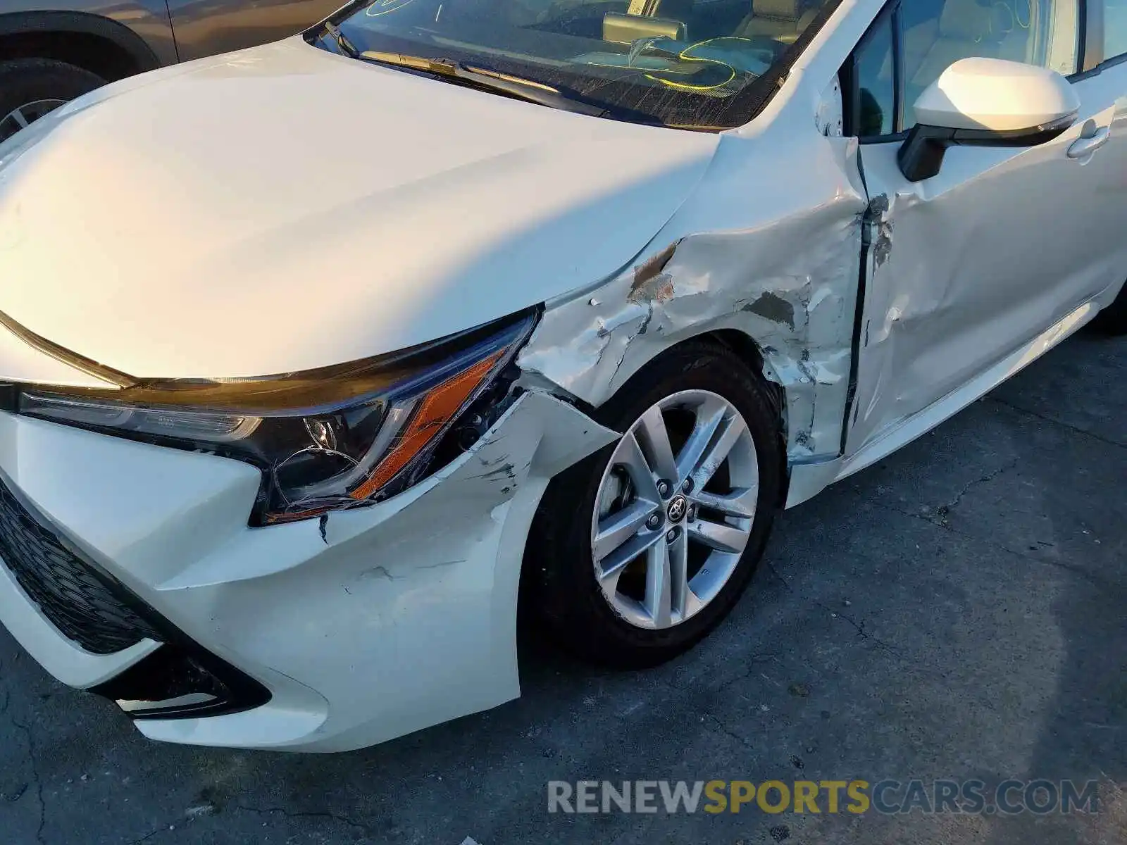 9 Photograph of a damaged car JTNK4RBE0K3050324 TOYOTA COROLLA 2019