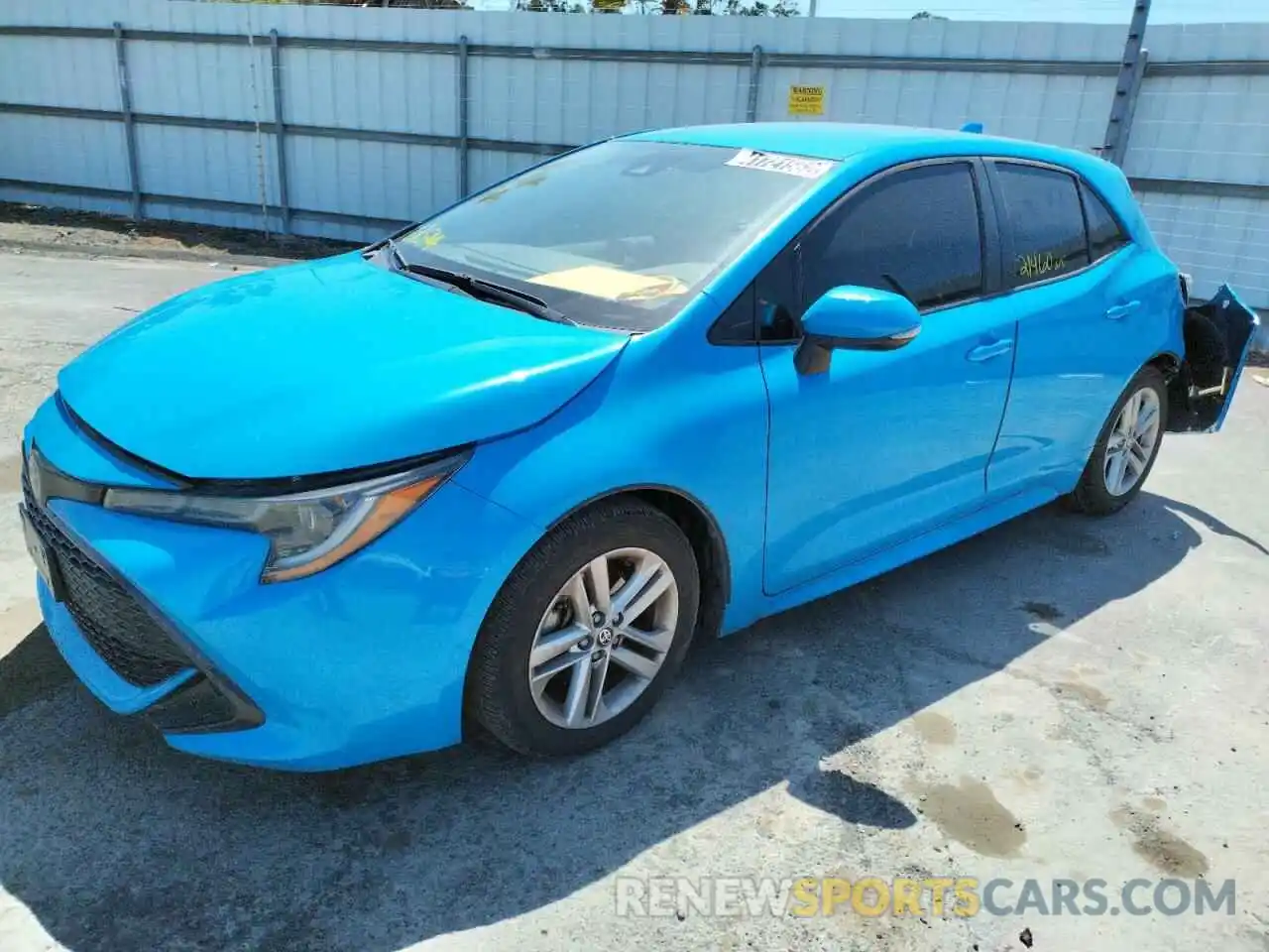 2 Photograph of a damaged car JTNK4RBE0K3050906 TOYOTA COROLLA 2019