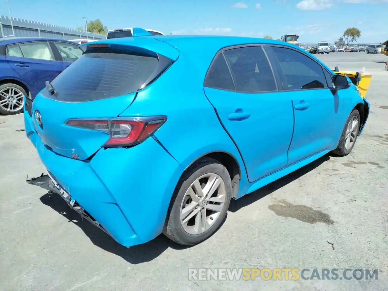 4 Photograph of a damaged car JTNK4RBE0K3050906 TOYOTA COROLLA 2019