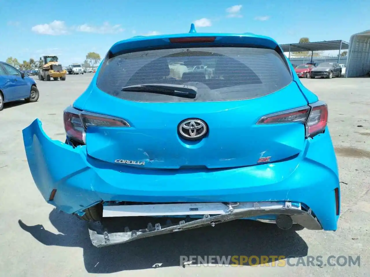 9 Photograph of a damaged car JTNK4RBE0K3050906 TOYOTA COROLLA 2019