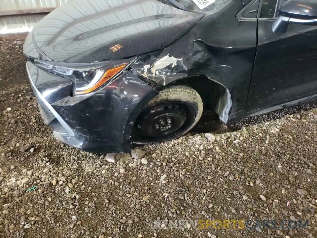 9 Photograph of a damaged car JTNK4RBE0K3052364 TOYOTA COROLLA 2019