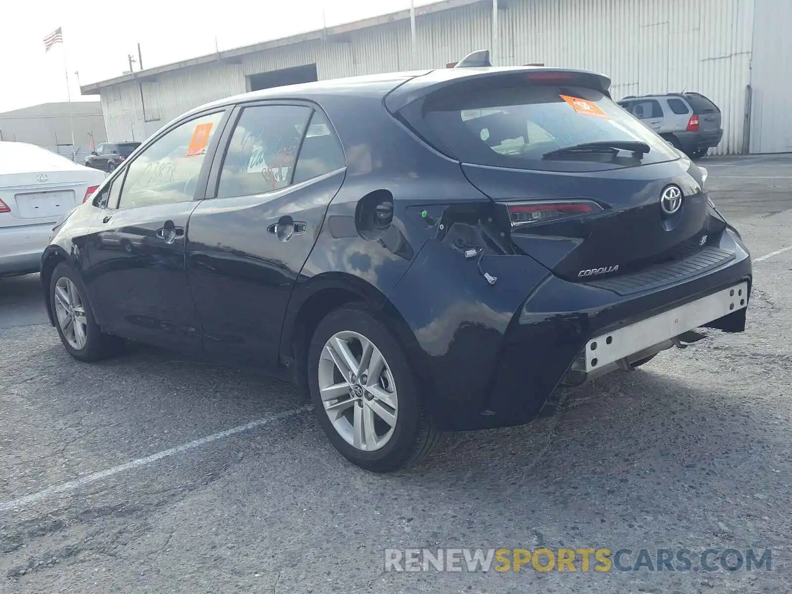 3 Photograph of a damaged car JTNK4RBE0K3053921 TOYOTA COROLLA 2019