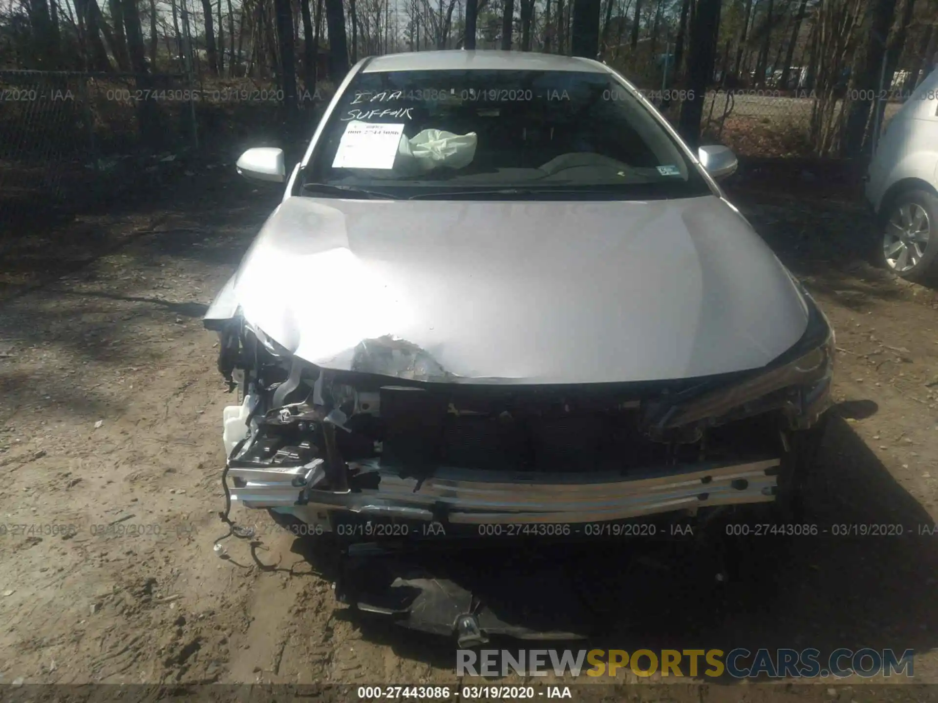 6 Photograph of a damaged car JTNK4RBE0K3056155 TOYOTA COROLLA 2019