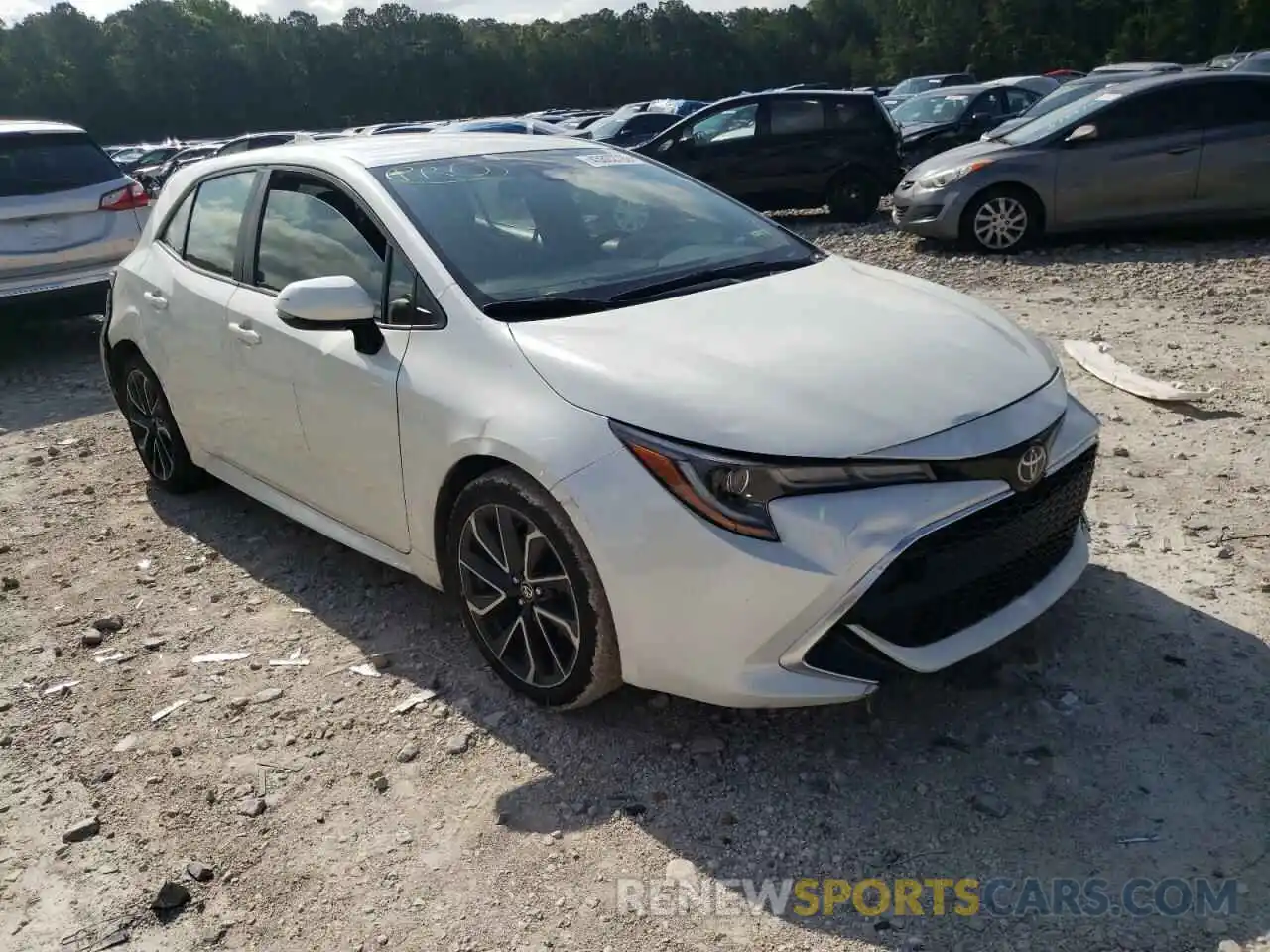 1 Photograph of a damaged car JTNK4RBE0K3056740 TOYOTA COROLLA 2019