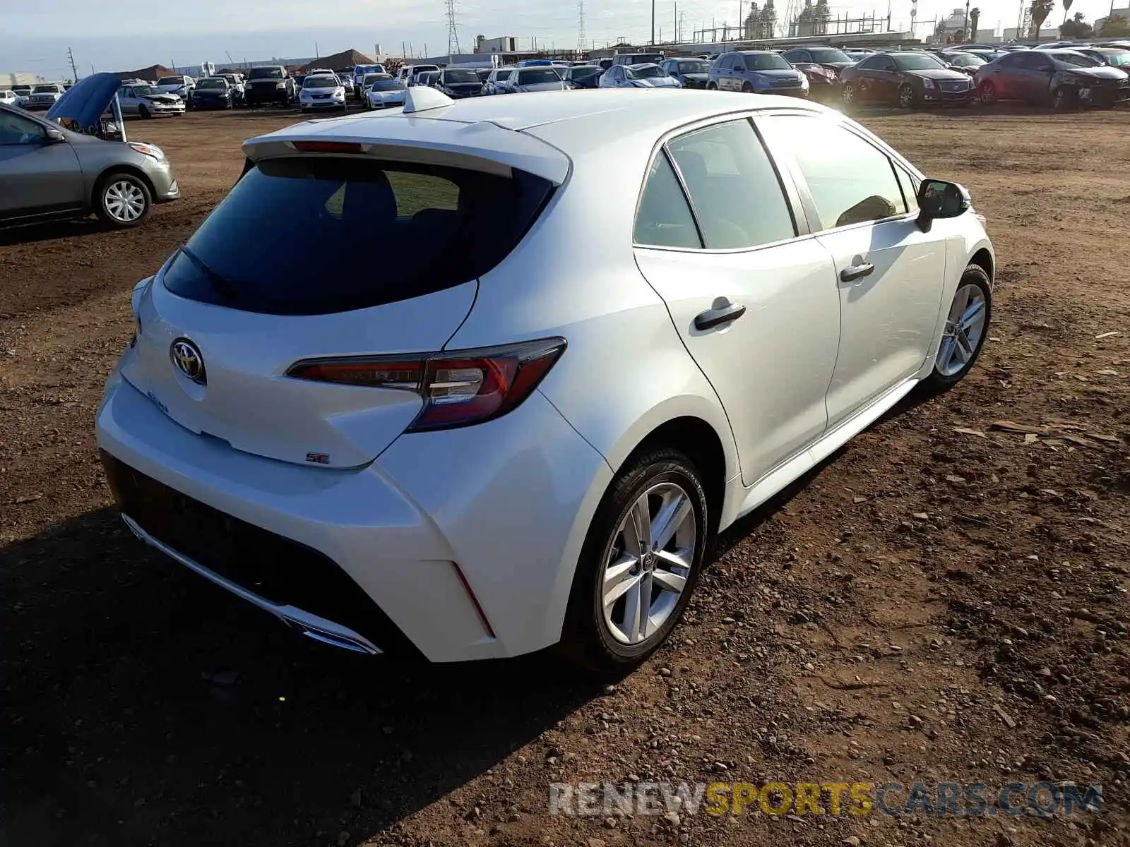 4 Photograph of a damaged car JTNK4RBE0K3061209 TOYOTA COROLLA 2019