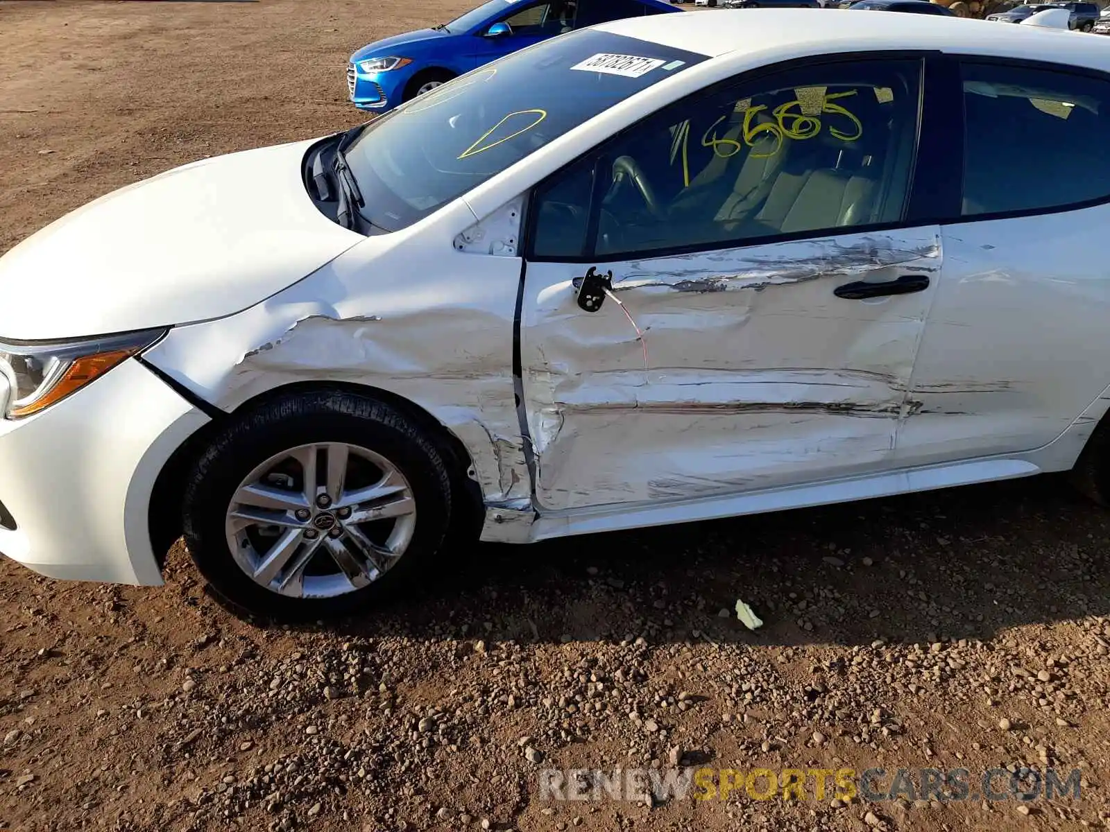 9 Photograph of a damaged car JTNK4RBE0K3061209 TOYOTA COROLLA 2019