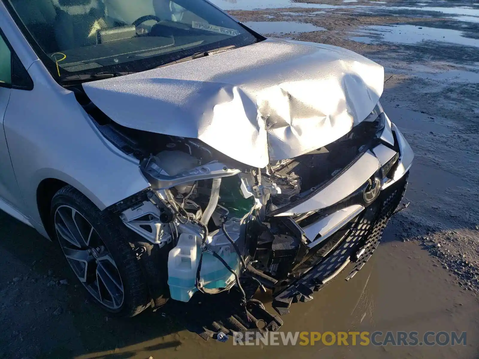 9 Photograph of a damaged car JTNK4RBE0K3061324 TOYOTA COROLLA 2019