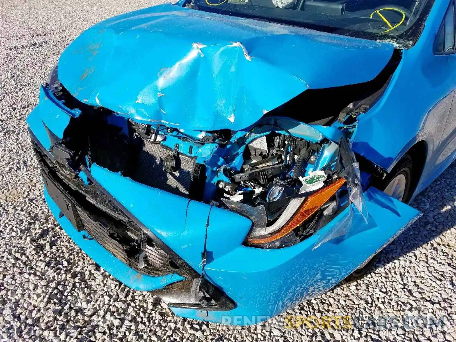 9 Photograph of a damaged car JTNK4RBE0K3065356 TOYOTA COROLLA 2019