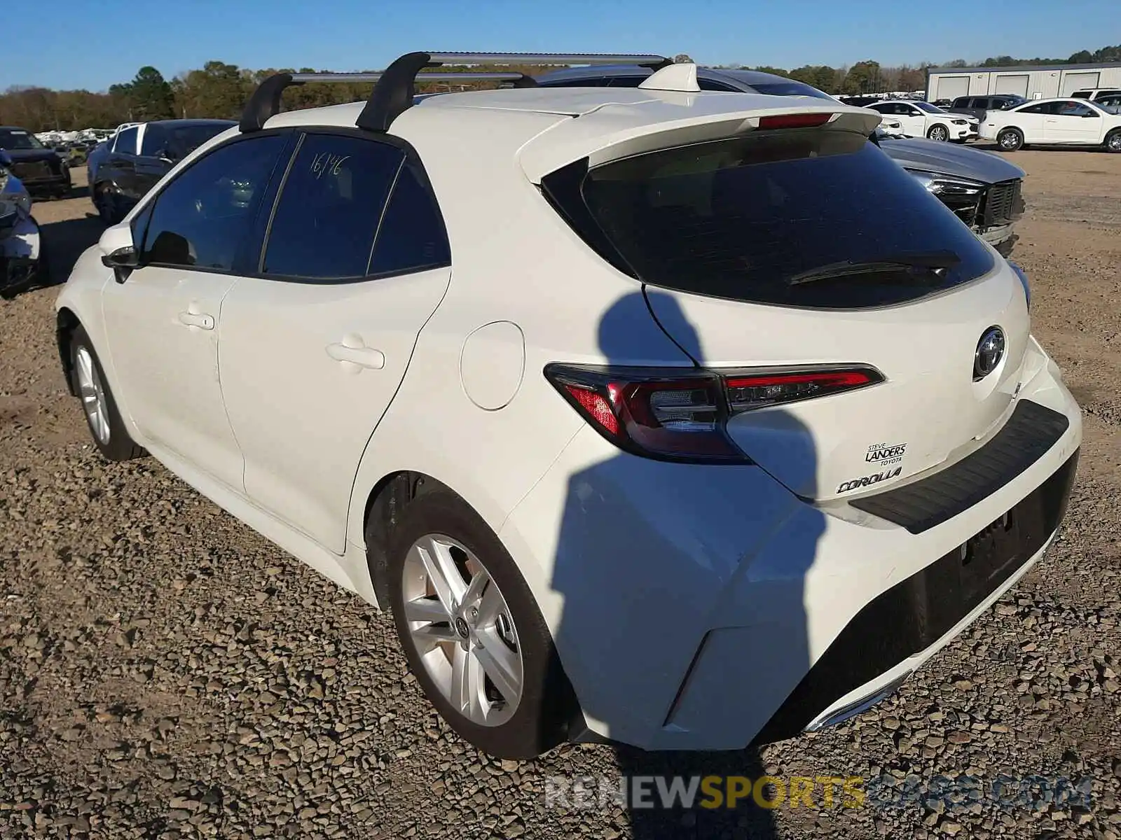 3 Photograph of a damaged car JTNK4RBE0K3066314 TOYOTA COROLLA 2019