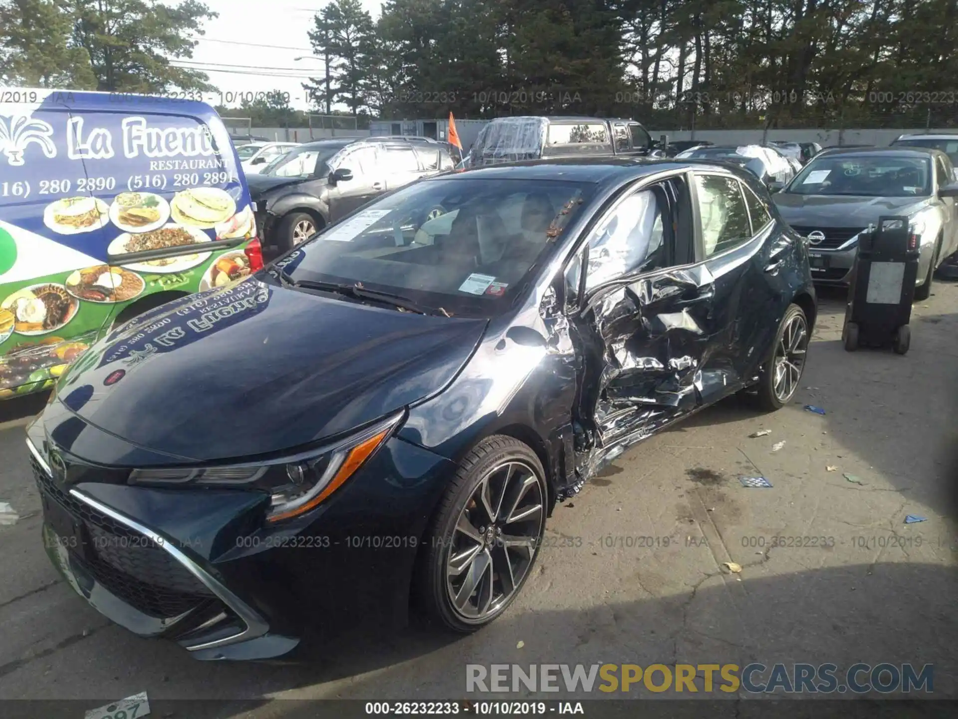 6 Photograph of a damaged car JTNK4RBE0K3067608 TOYOTA COROLLA 2019