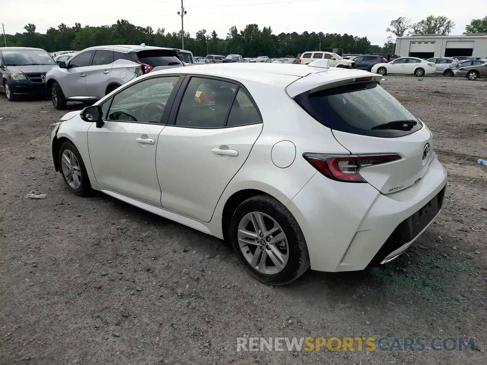 3 Photograph of a damaged car JTNK4RBE0K3067690 TOYOTA COROLLA 2019