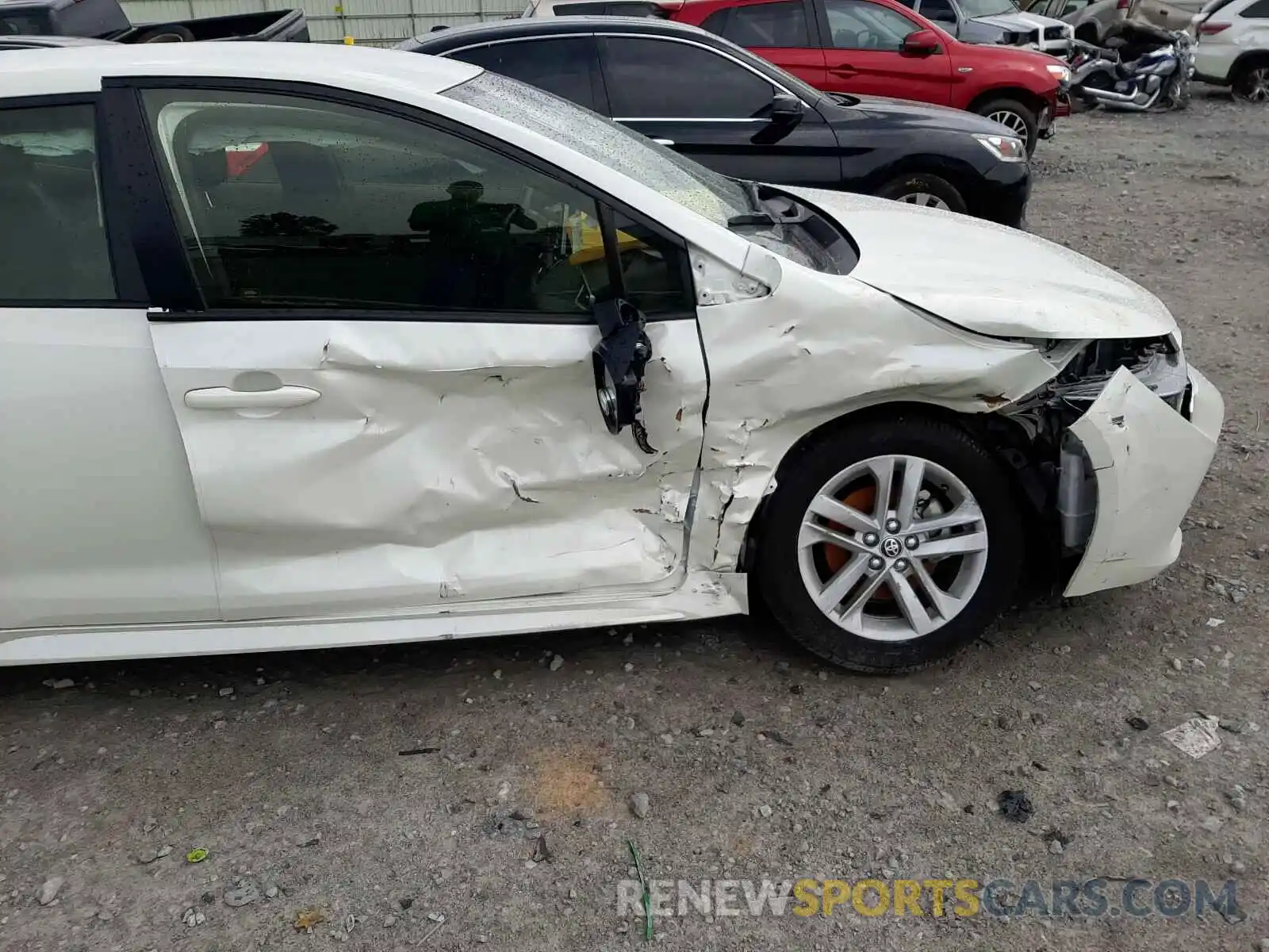 9 Photograph of a damaged car JTNK4RBE0K3067690 TOYOTA COROLLA 2019