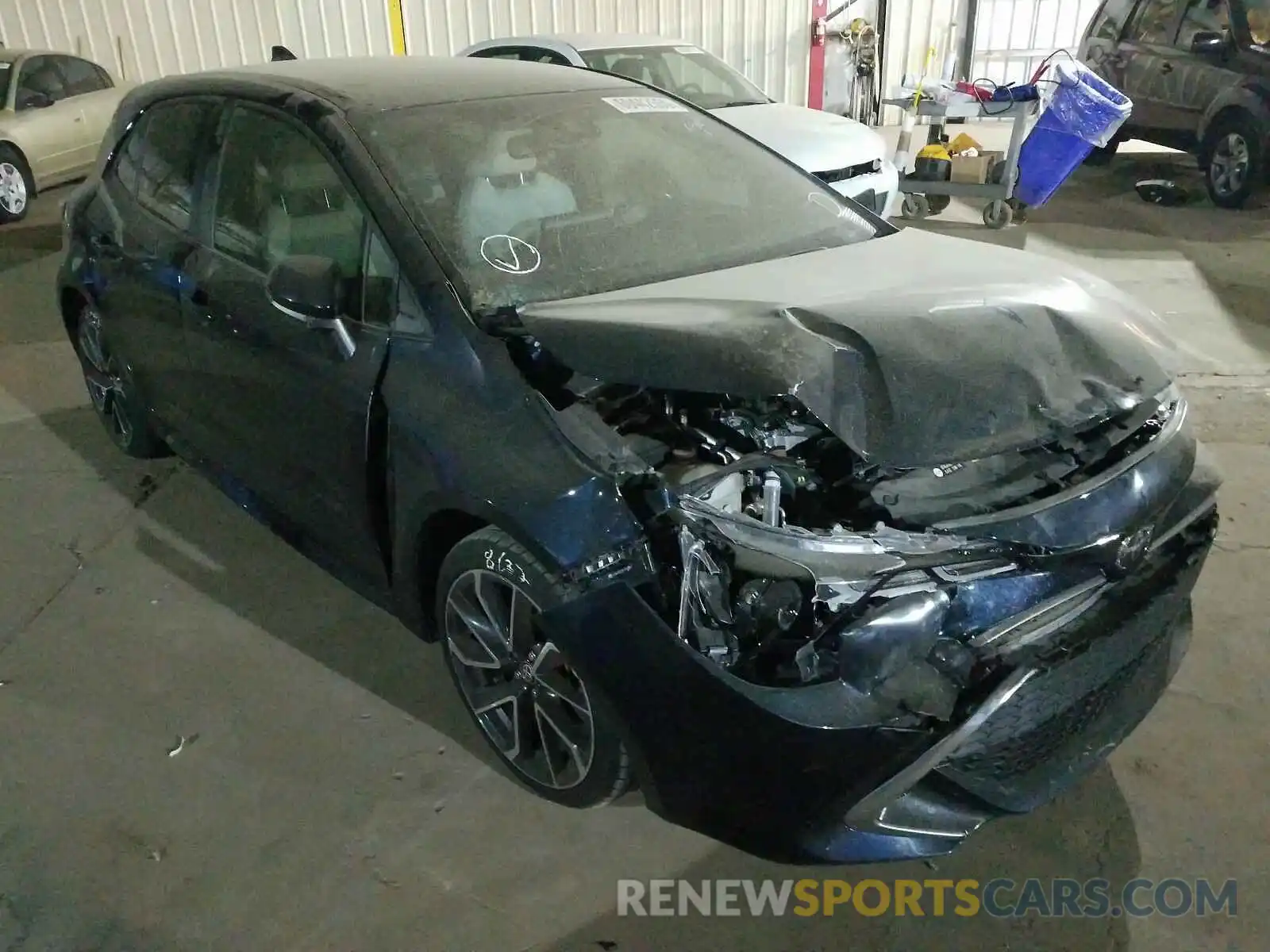 1 Photograph of a damaged car JTNK4RBE0K3069486 TOYOTA COROLLA 2019