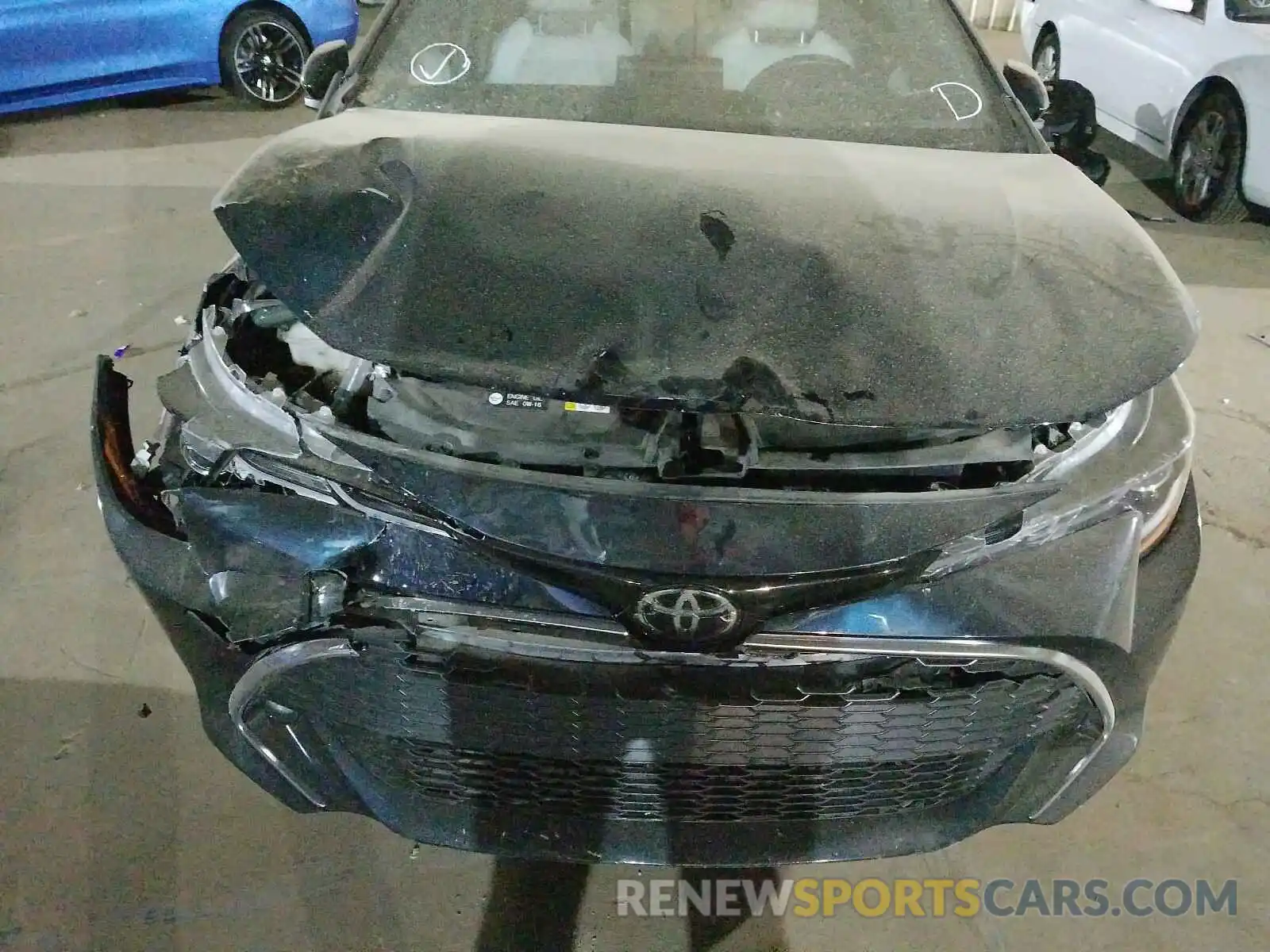 9 Photograph of a damaged car JTNK4RBE0K3069486 TOYOTA COROLLA 2019