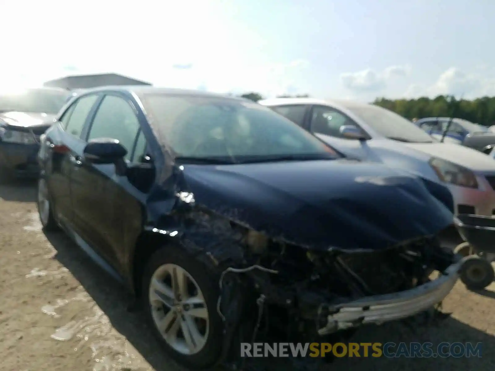1 Photograph of a damaged car JTNK4RBE1K3002038 TOYOTA COROLLA 2019