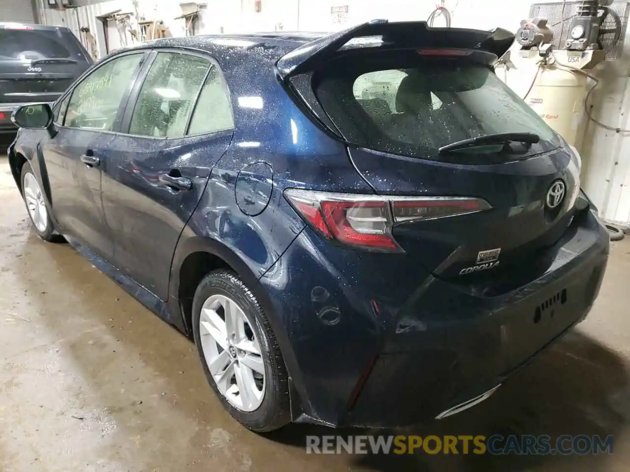 3 Photograph of a damaged car JTNK4RBE1K3002654 TOYOTA COROLLA 2019