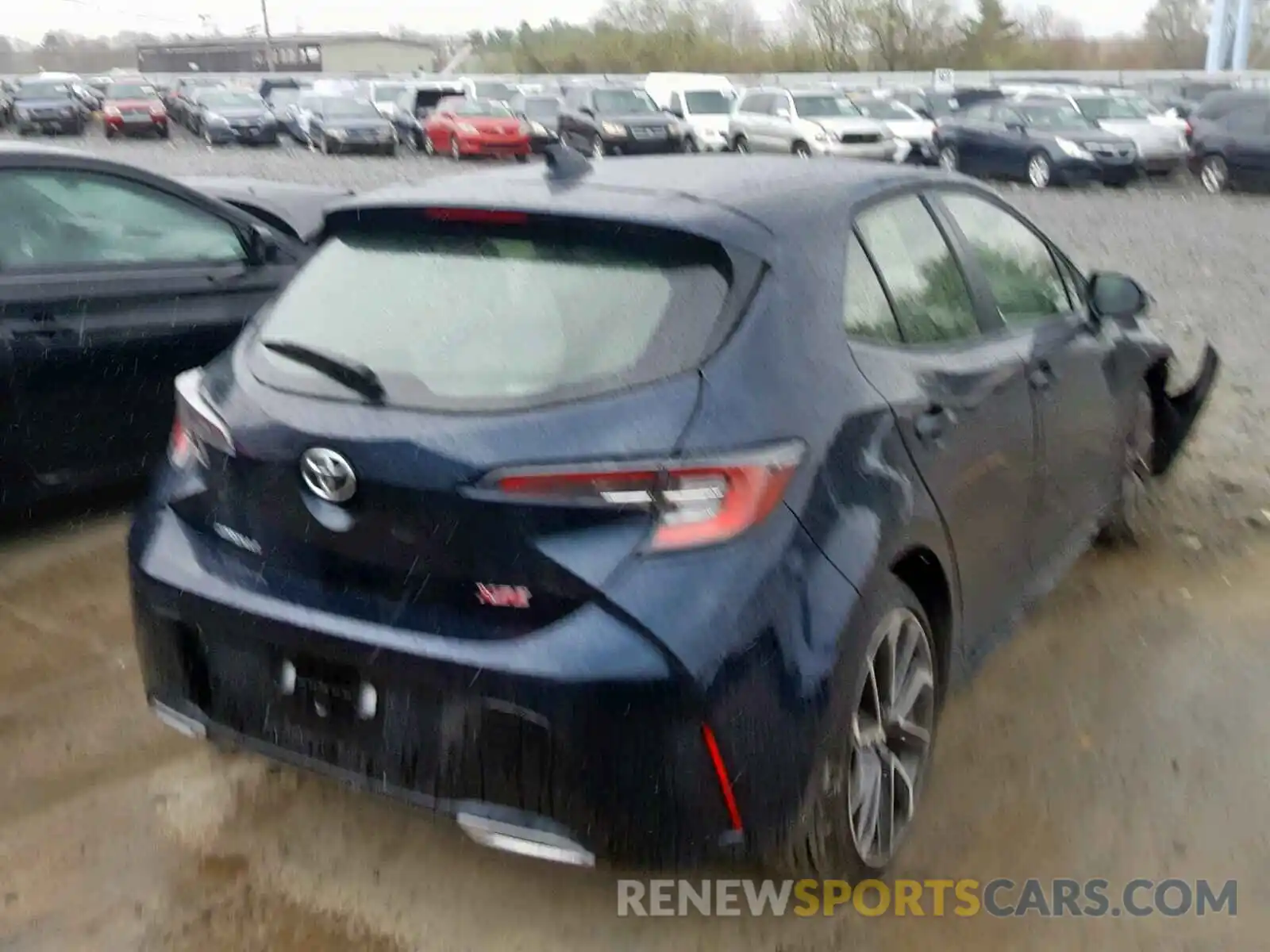 4 Photograph of a damaged car JTNK4RBE1K3002962 TOYOTA COROLLA 2019