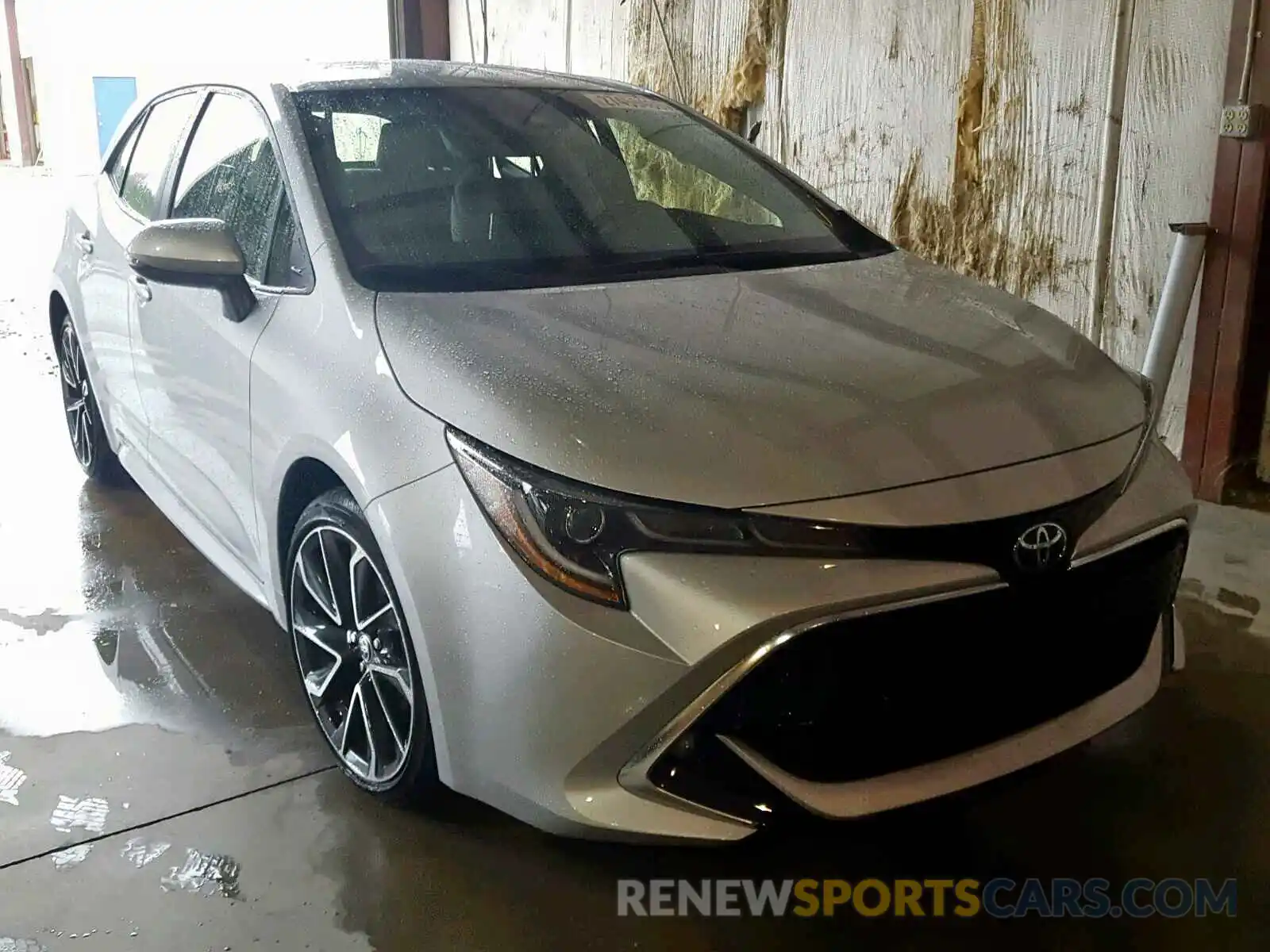 1 Photograph of a damaged car JTNK4RBE1K3004016 TOYOTA COROLLA 2019