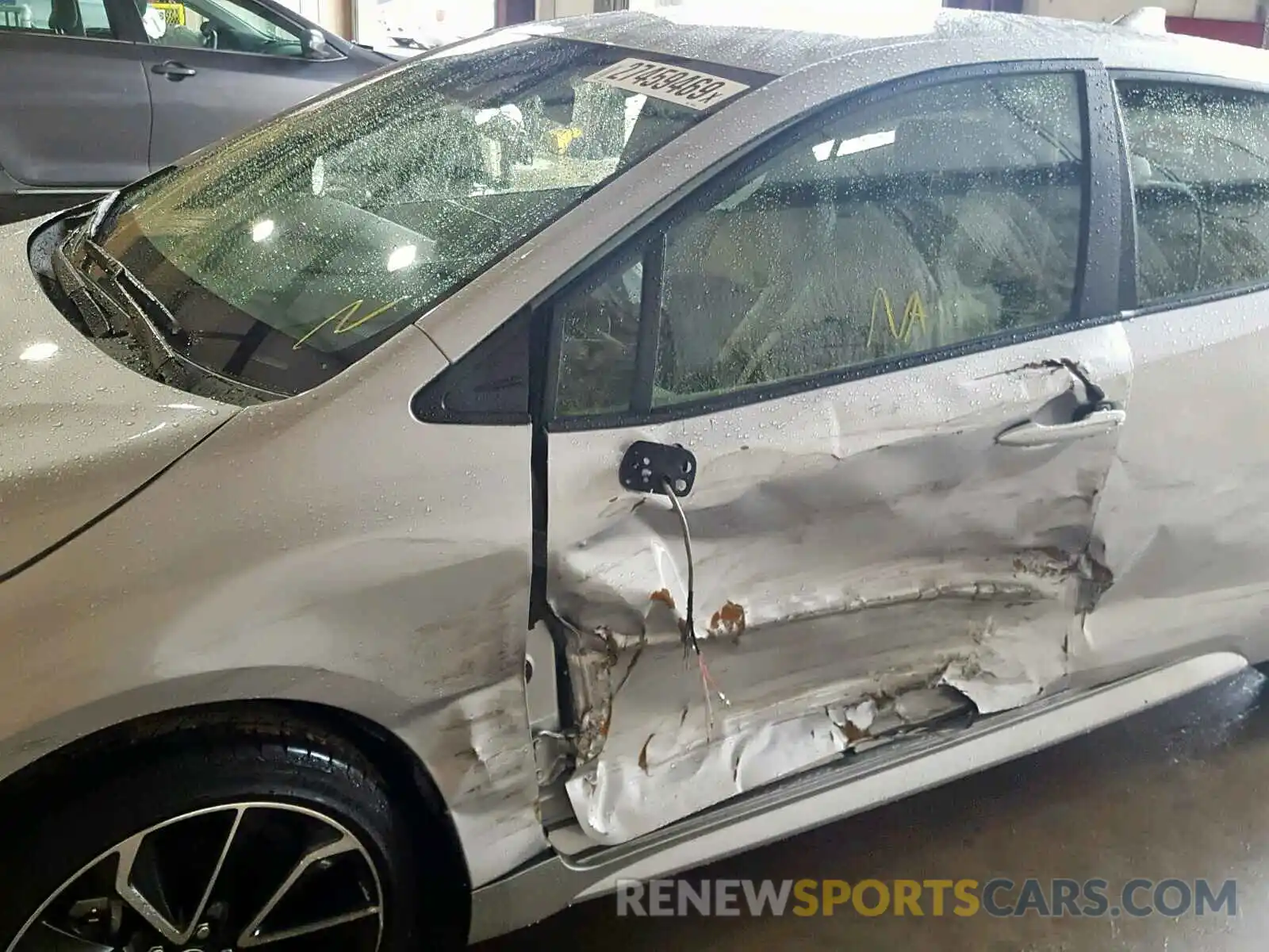 10 Photograph of a damaged car JTNK4RBE1K3004016 TOYOTA COROLLA 2019