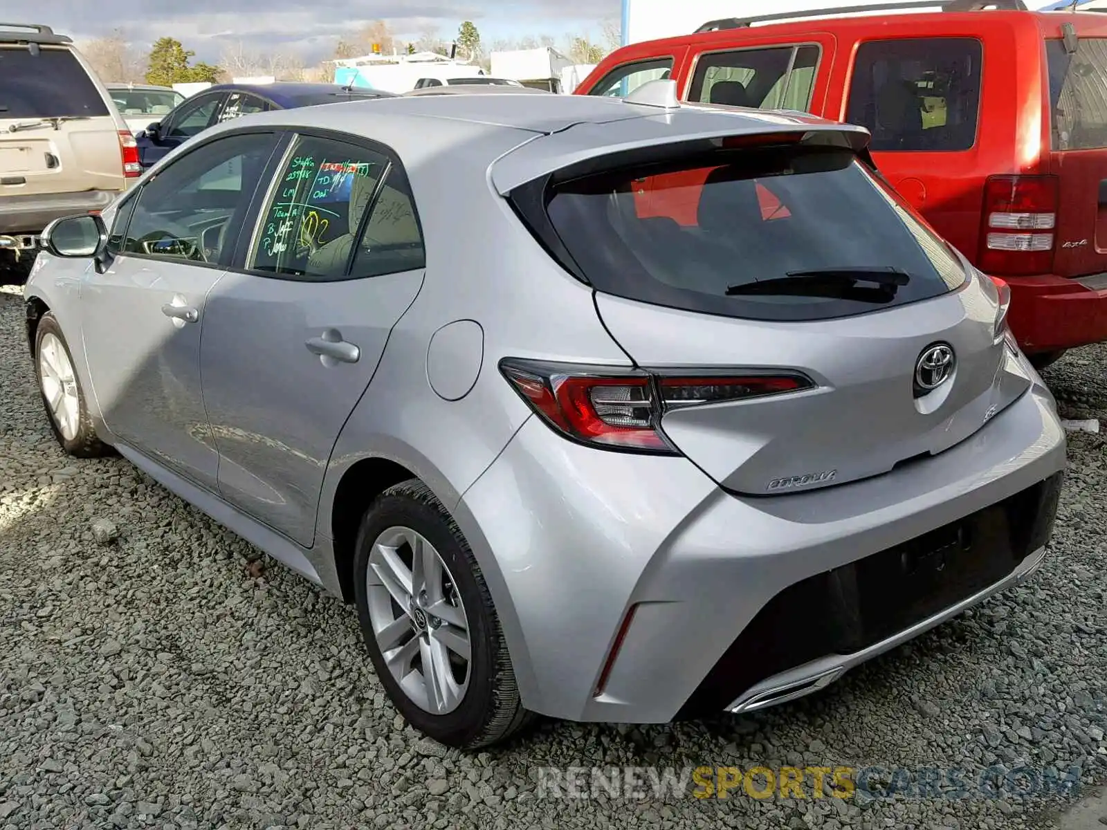 3 Photograph of a damaged car JTNK4RBE1K3004260 TOYOTA COROLLA 2019