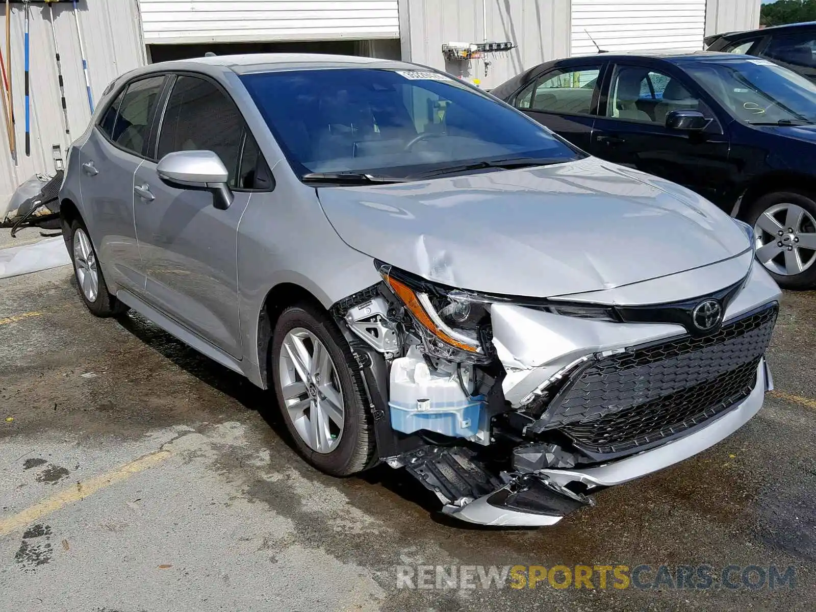 1 Photograph of a damaged car JTNK4RBE1K3004646 TOYOTA COROLLA 2019