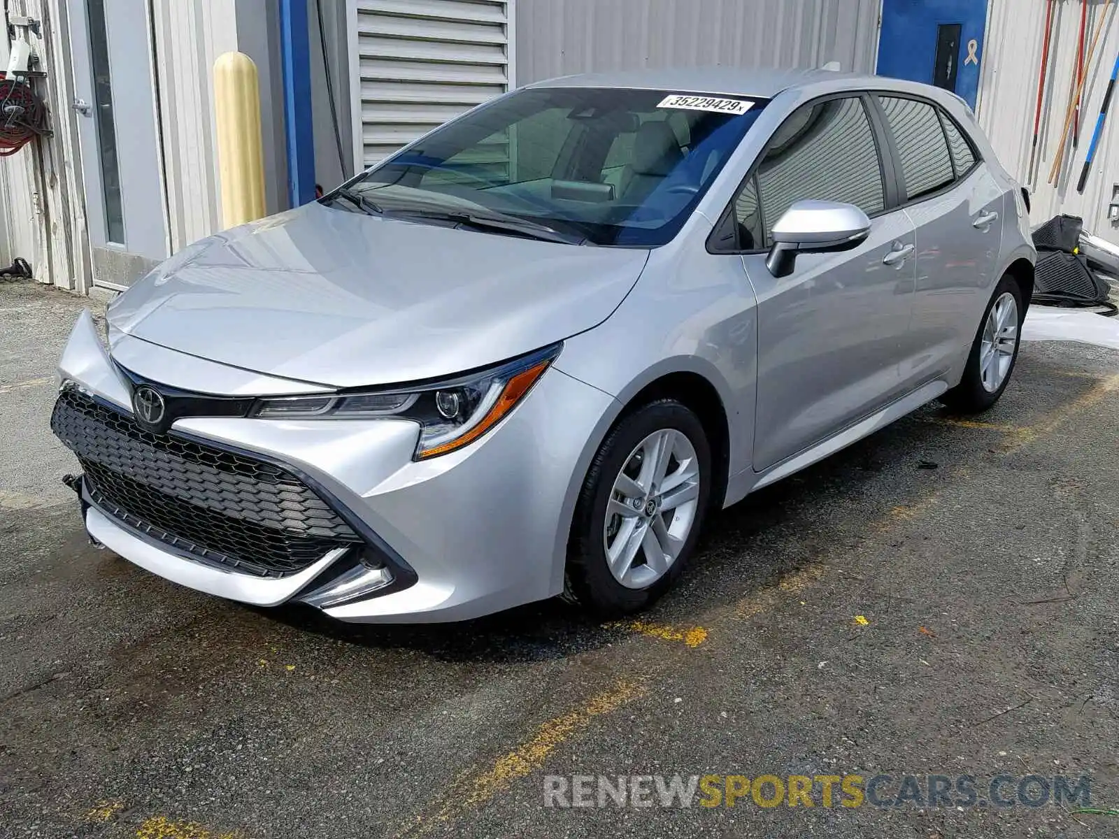 2 Photograph of a damaged car JTNK4RBE1K3004646 TOYOTA COROLLA 2019