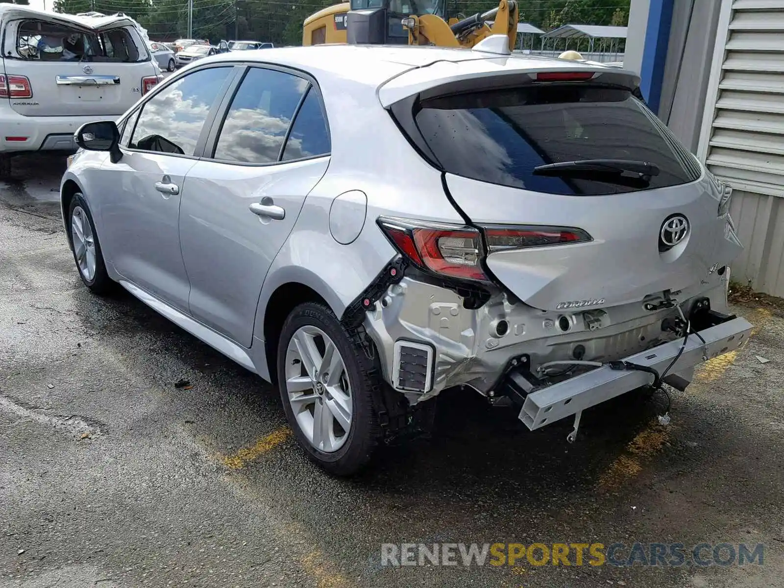 3 Photograph of a damaged car JTNK4RBE1K3004646 TOYOTA COROLLA 2019