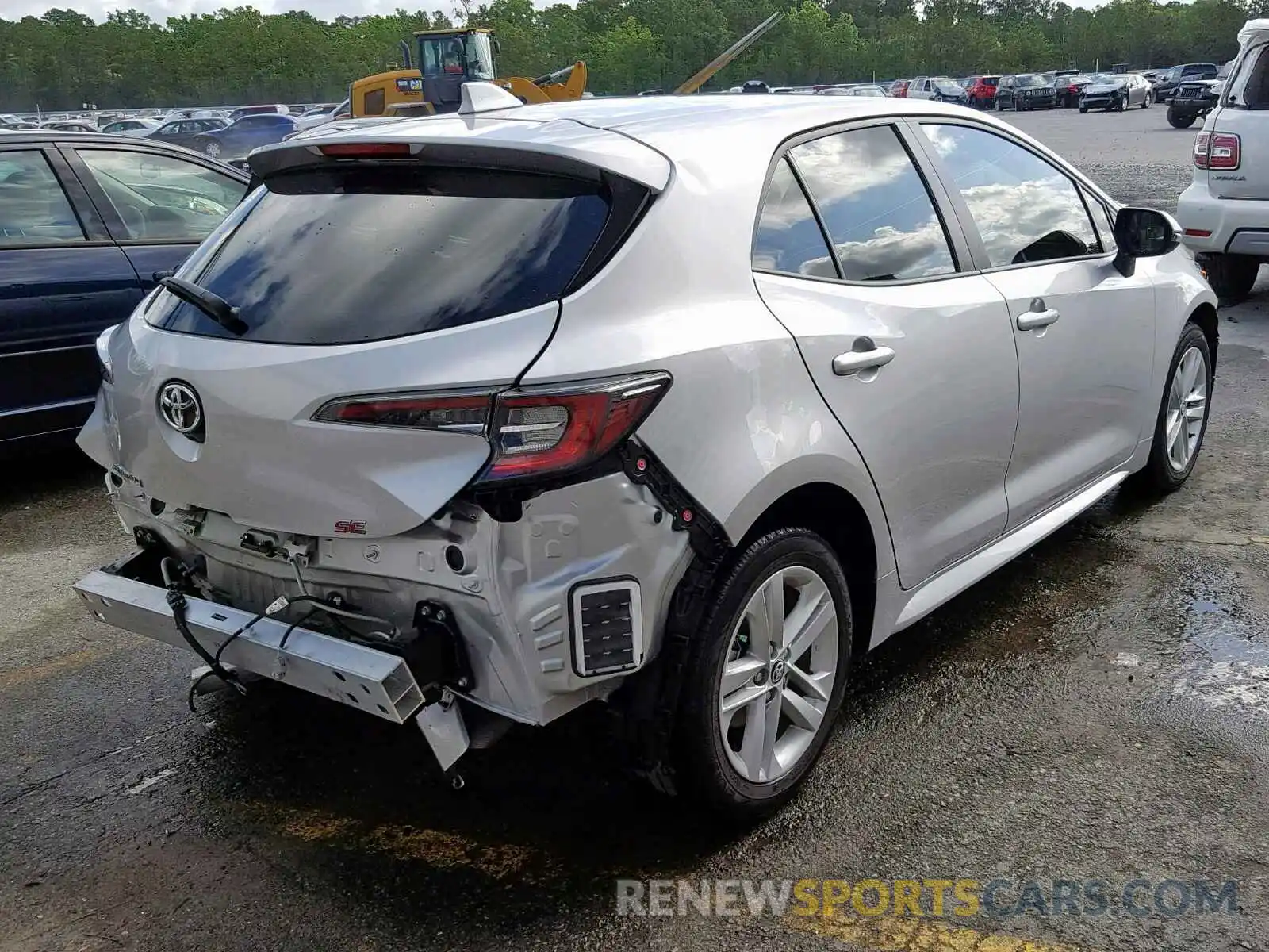 4 Photograph of a damaged car JTNK4RBE1K3004646 TOYOTA COROLLA 2019