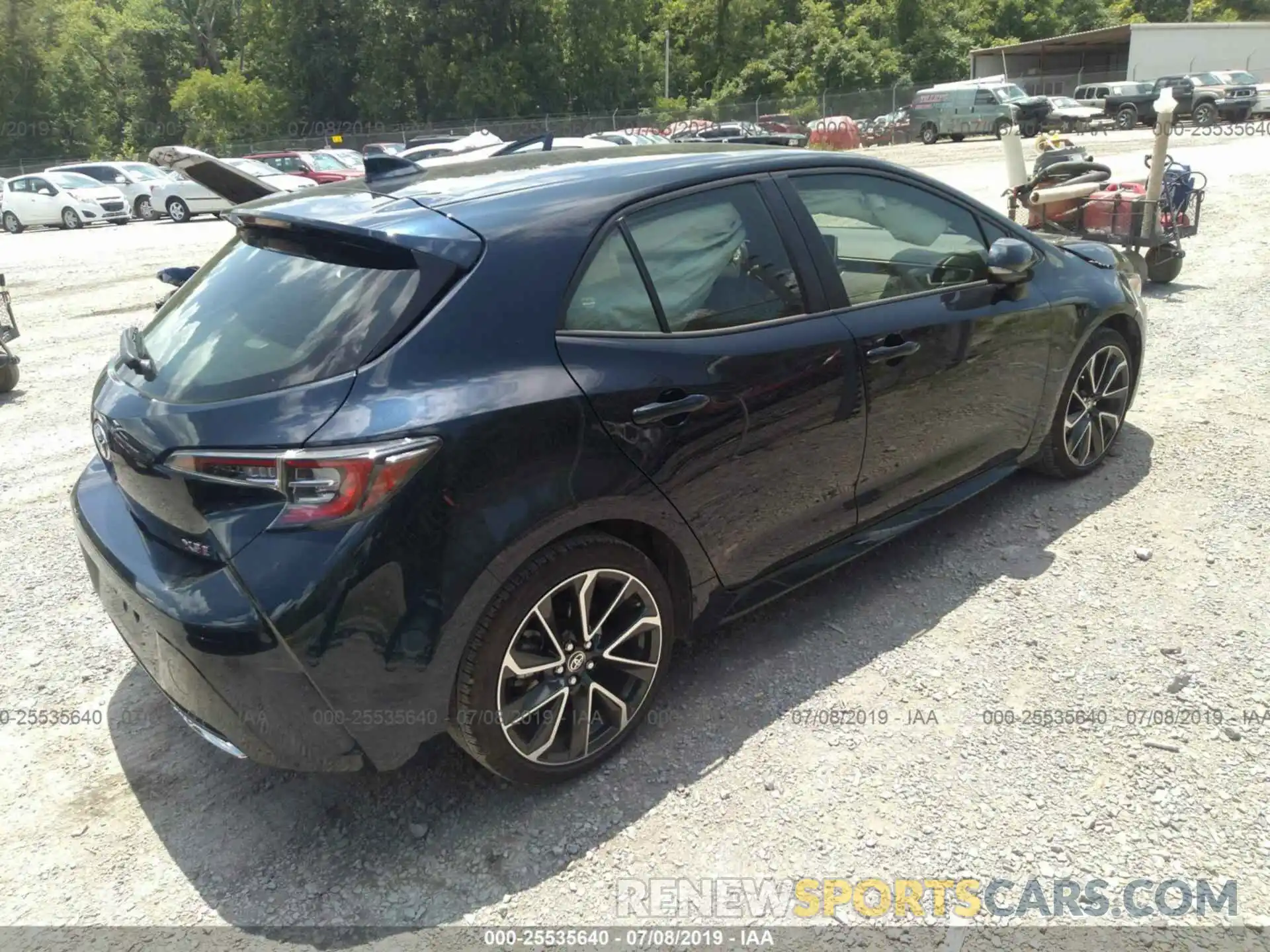 4 Photograph of a damaged car JTNK4RBE1K3005506 TOYOTA COROLLA 2019