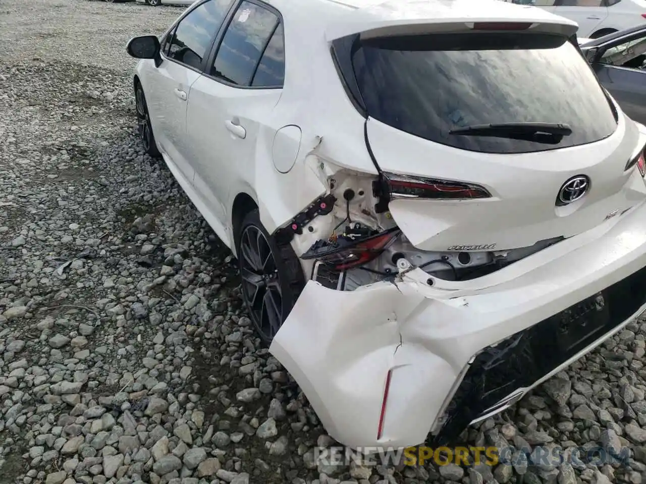 9 Photograph of a damaged car JTNK4RBE1K3005828 TOYOTA COROLLA 2019