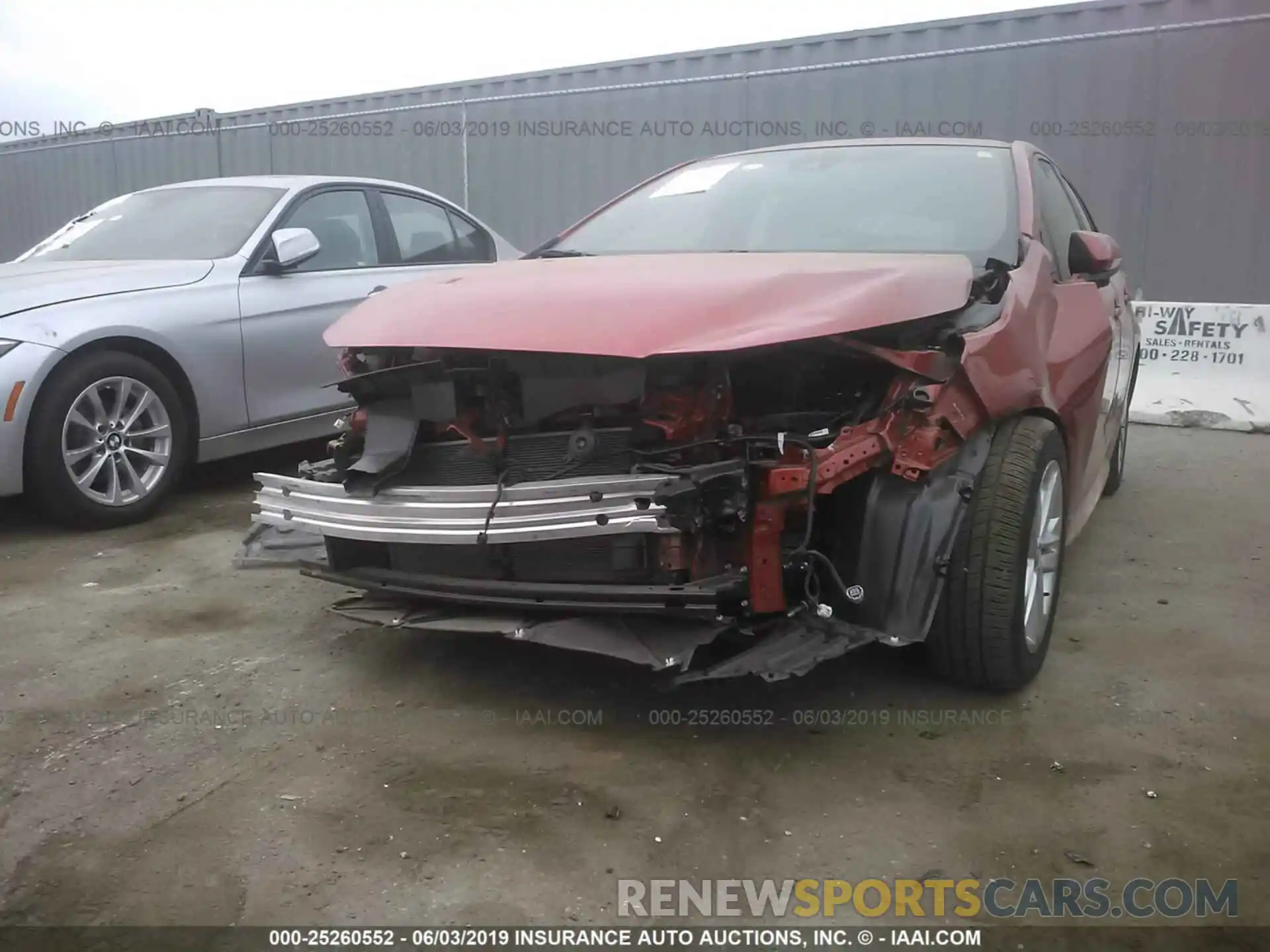 6 Photograph of a damaged car JTNK4RBE1K3005943 TOYOTA COROLLA 2019