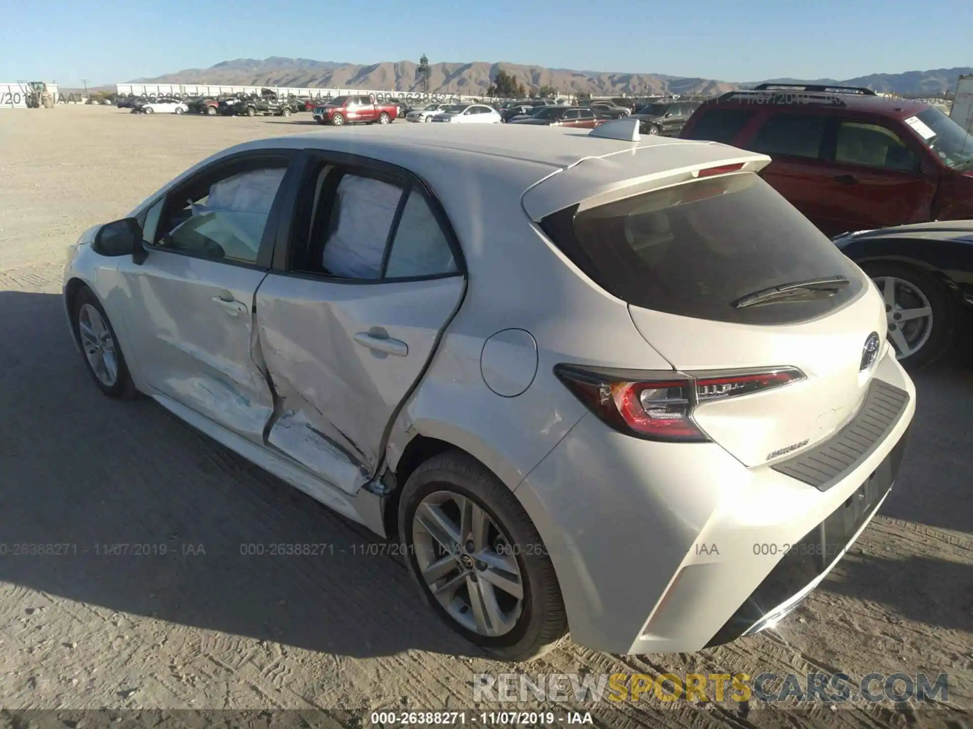 6 Photograph of a damaged car JTNK4RBE1K3005991 TOYOTA COROLLA 2019