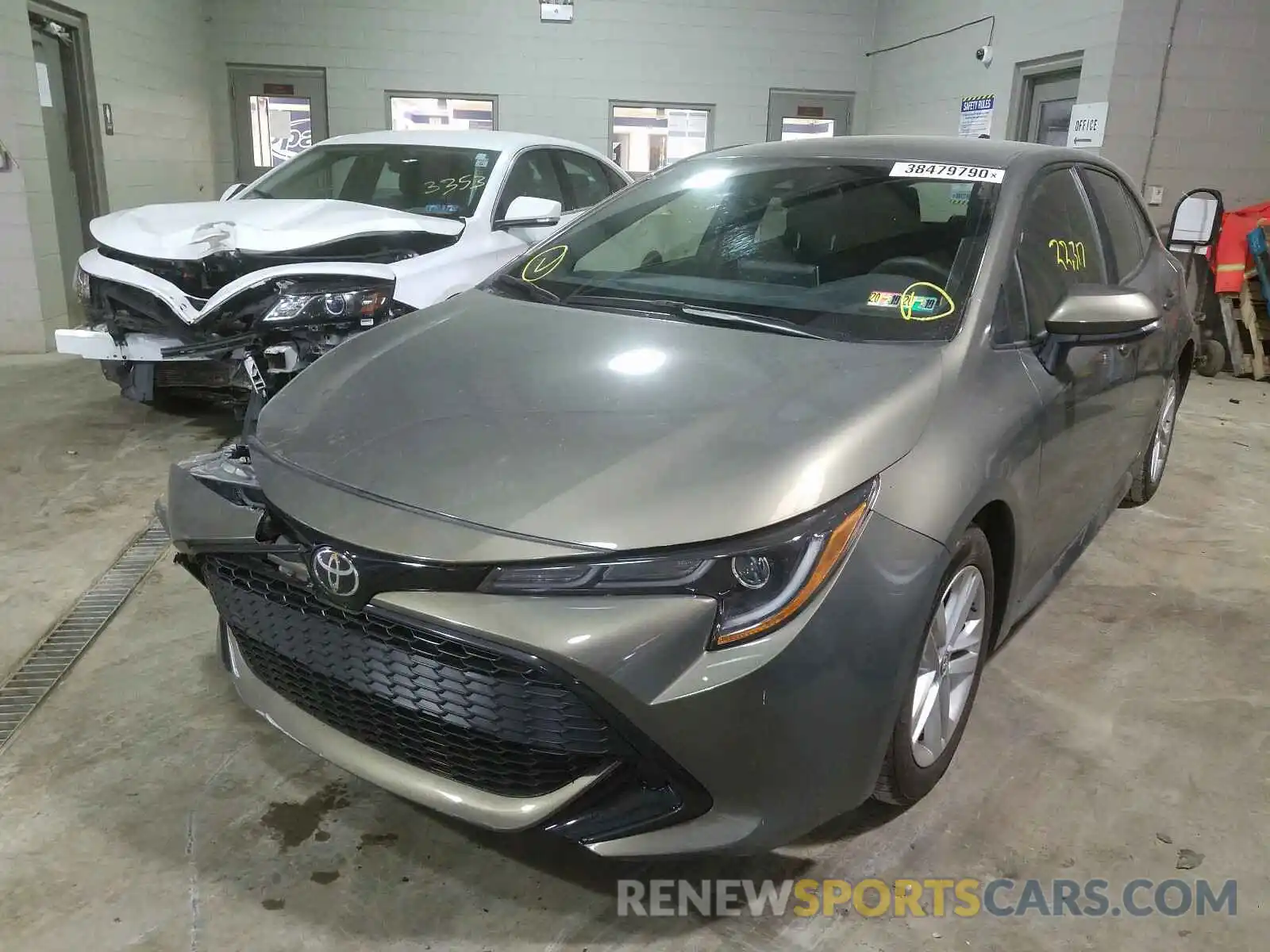 2 Photograph of a damaged car JTNK4RBE1K3006784 TOYOTA COROLLA 2019