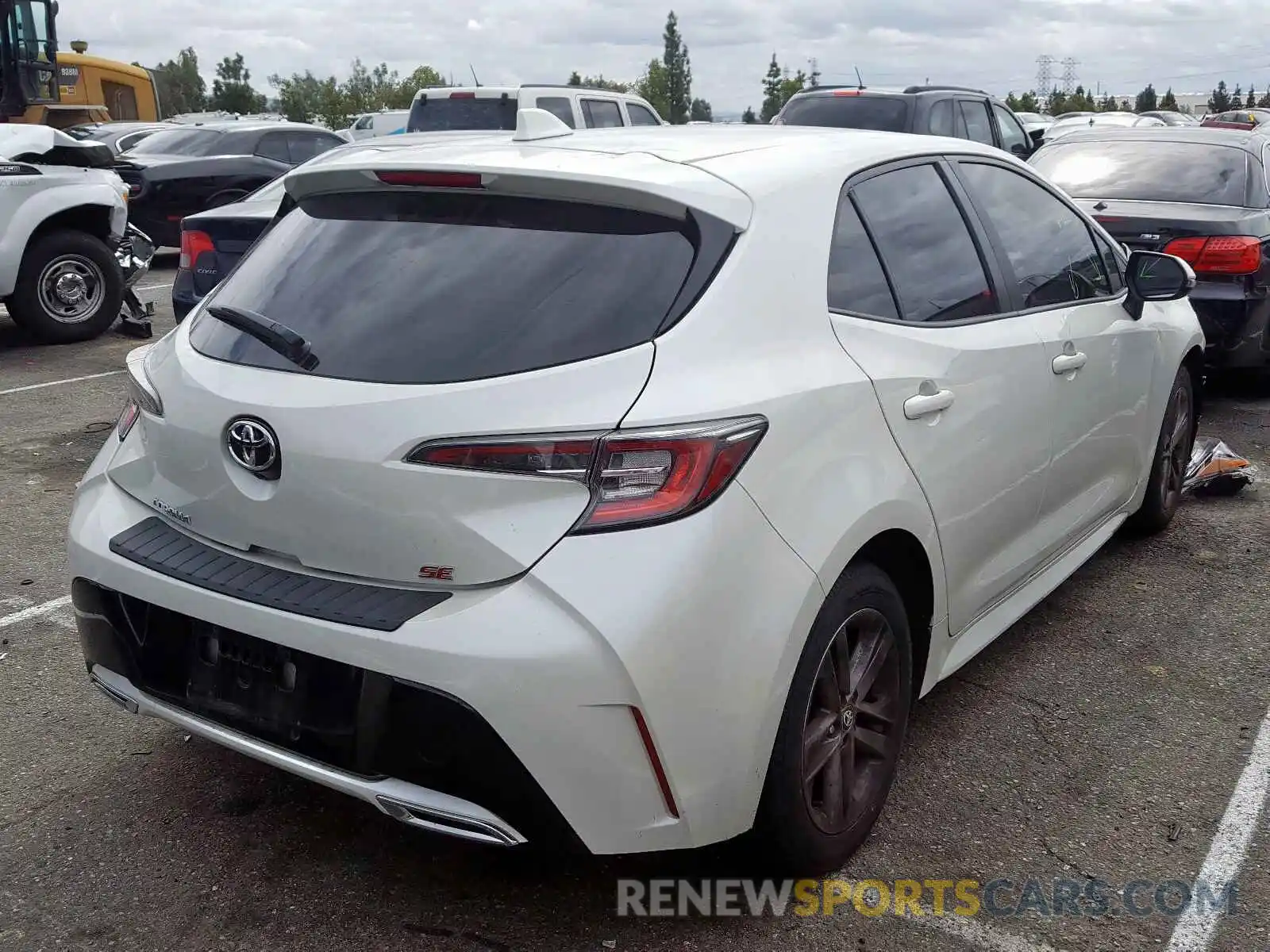 4 Photograph of a damaged car JTNK4RBE1K3008129 TOYOTA COROLLA 2019