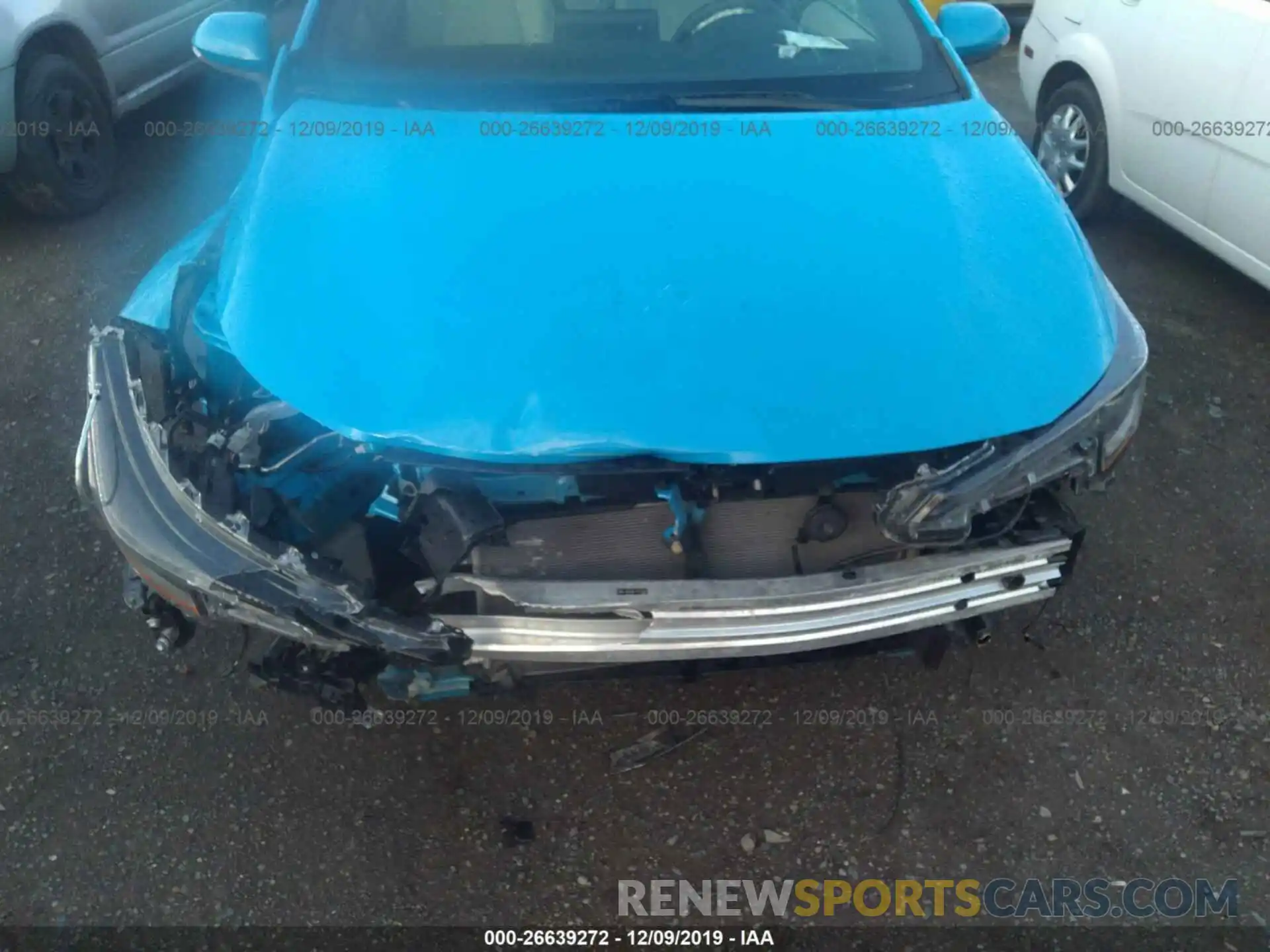 6 Photograph of a damaged car JTNK4RBE1K3010480 TOYOTA COROLLA 2019