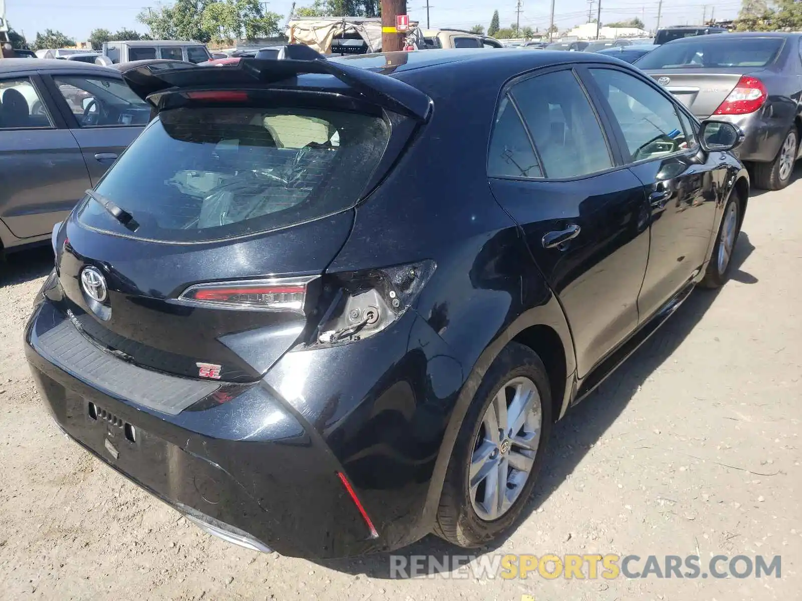 4 Photograph of a damaged car JTNK4RBE1K3010690 TOYOTA COROLLA 2019