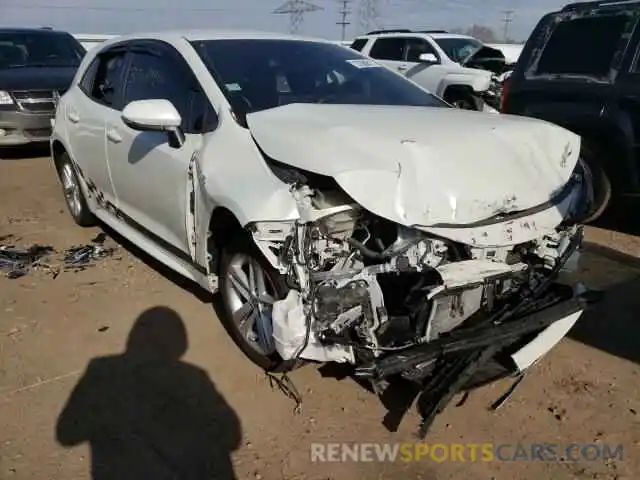 1 Photograph of a damaged car JTNK4RBE1K3013573 TOYOTA COROLLA 2019