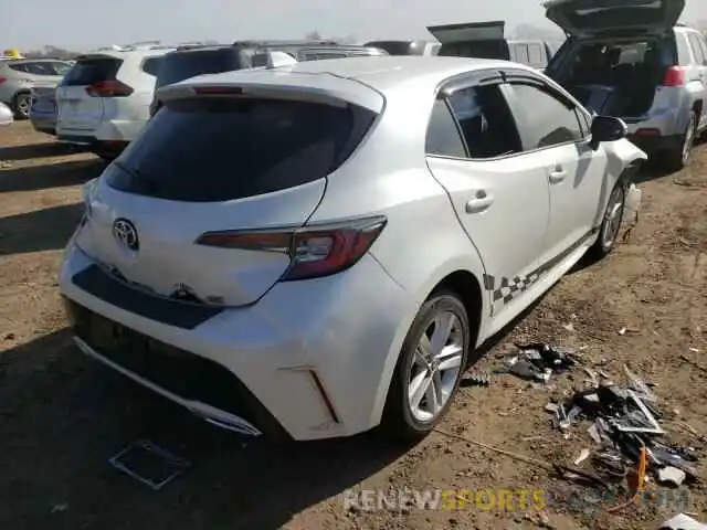 4 Photograph of a damaged car JTNK4RBE1K3013573 TOYOTA COROLLA 2019