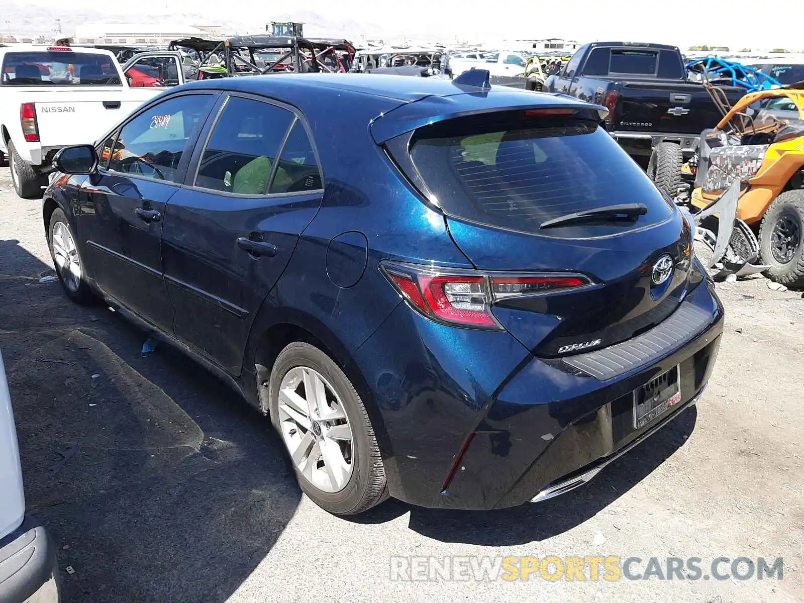 3 Photograph of a damaged car JTNK4RBE1K3015193 TOYOTA COROLLA 2019