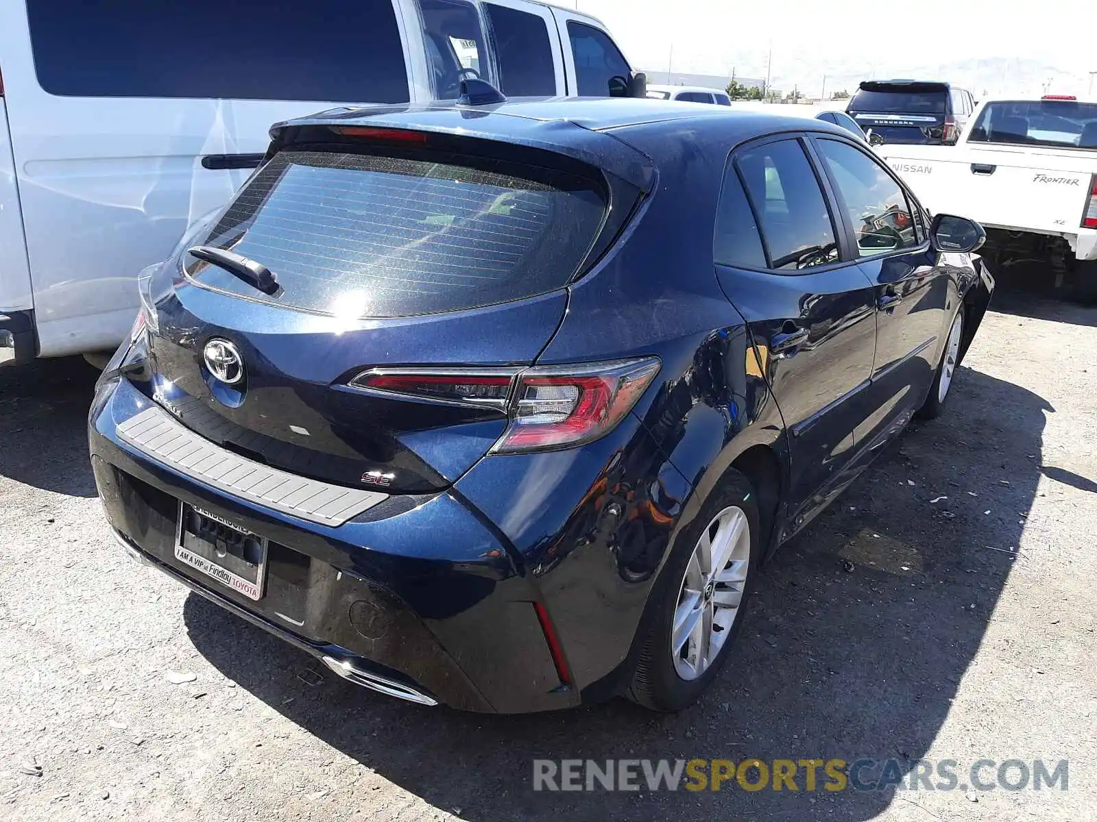 4 Photograph of a damaged car JTNK4RBE1K3015193 TOYOTA COROLLA 2019