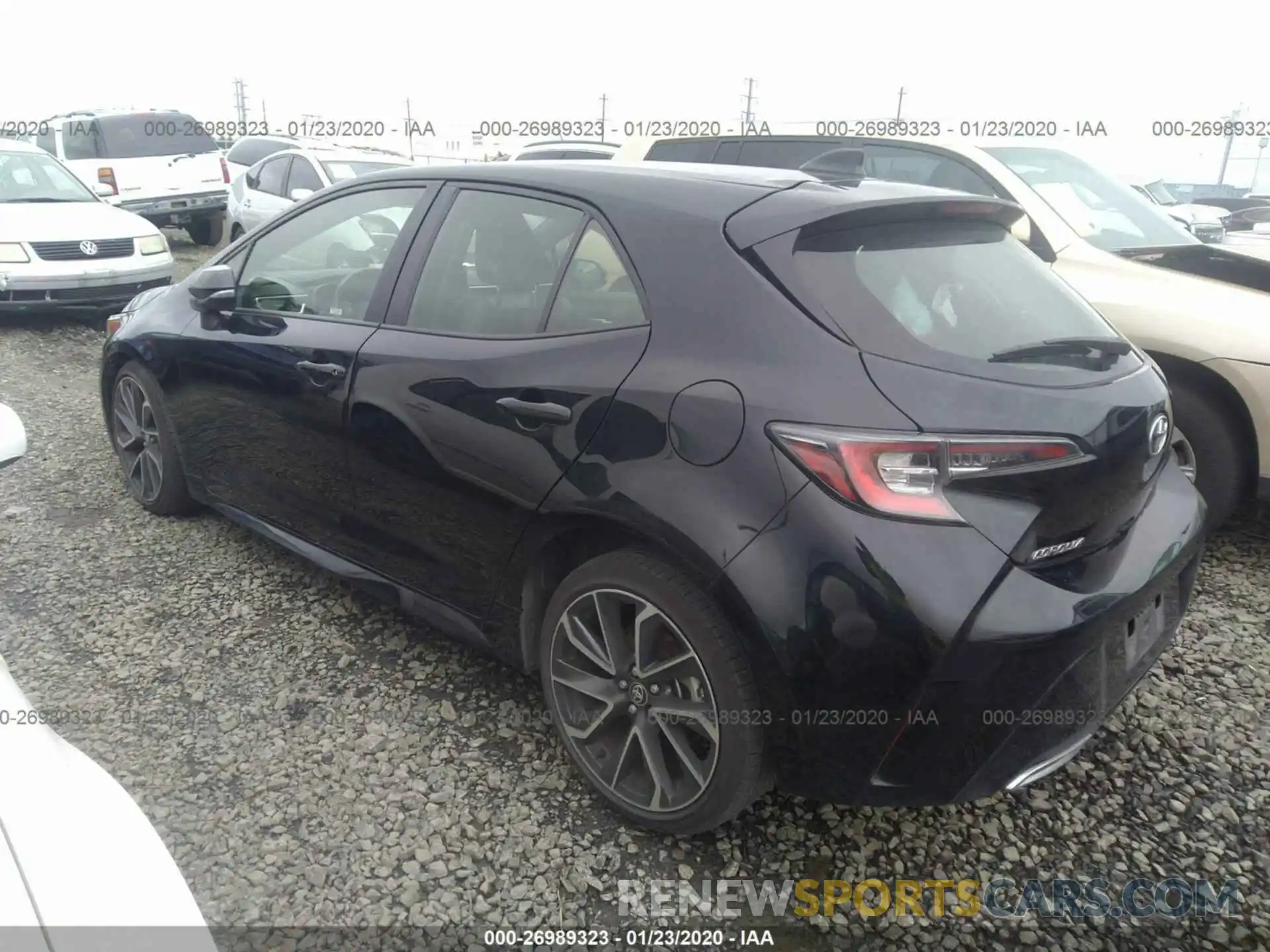 3 Photograph of a damaged car JTNK4RBE1K3015498 TOYOTA COROLLA 2019