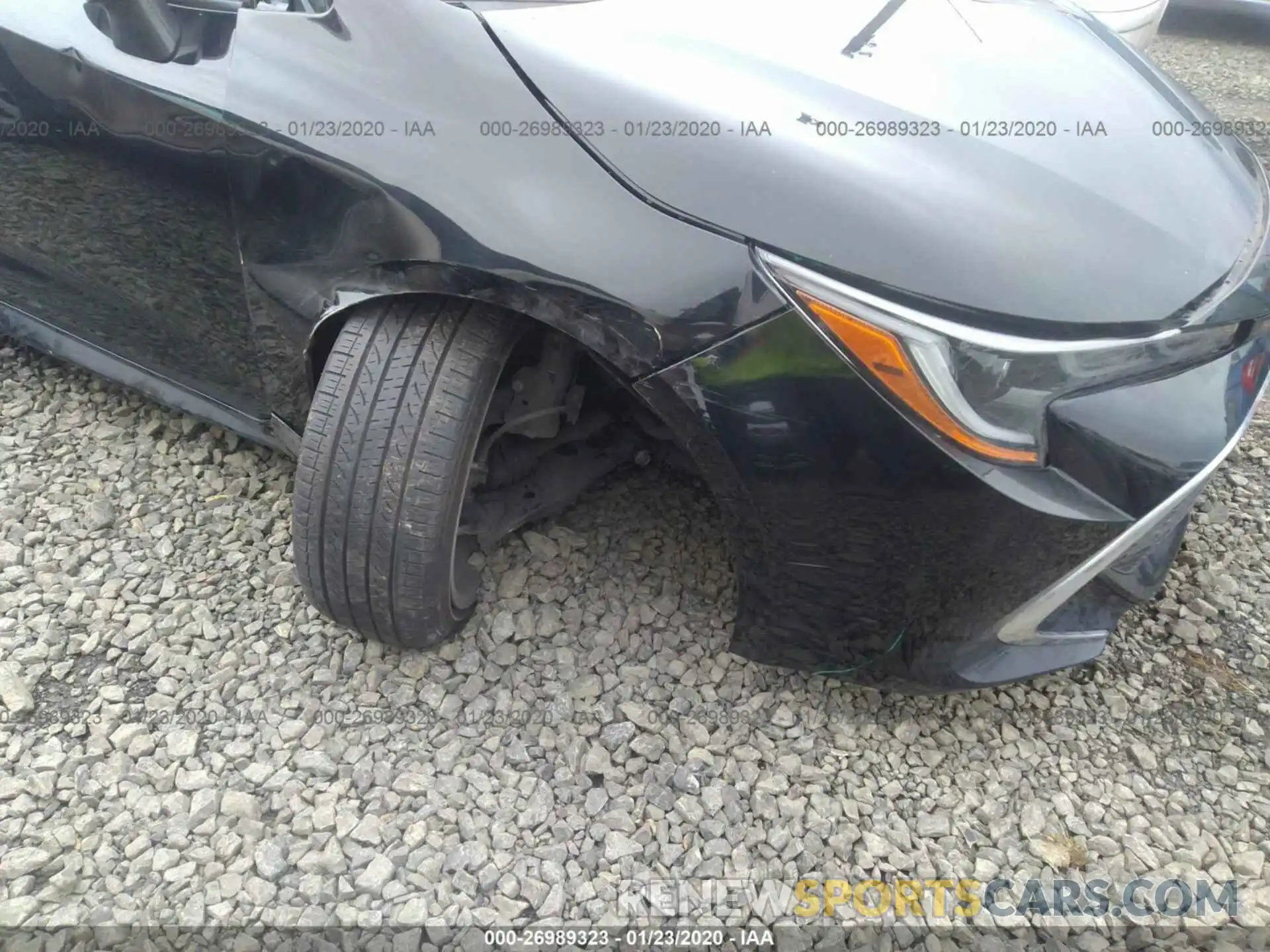 6 Photograph of a damaged car JTNK4RBE1K3015498 TOYOTA COROLLA 2019