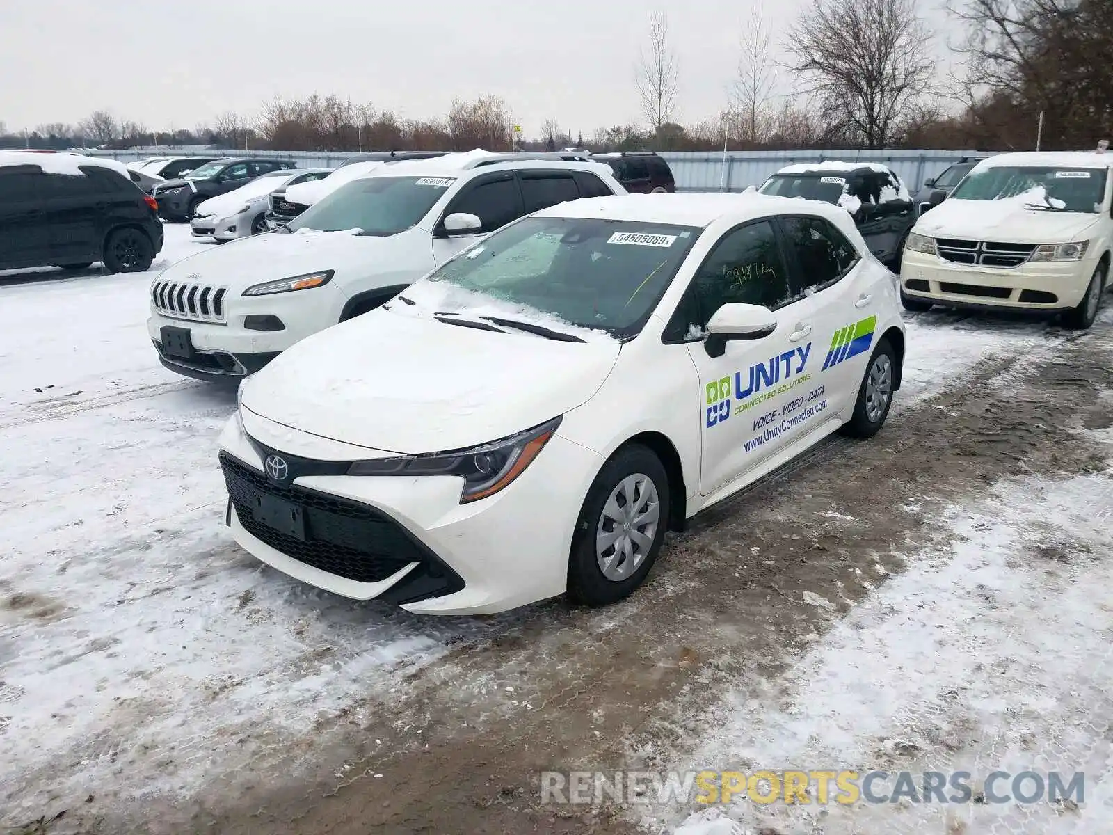 2 Photograph of a damaged car JTNK4RBE1K3015808 TOYOTA COROLLA 2019