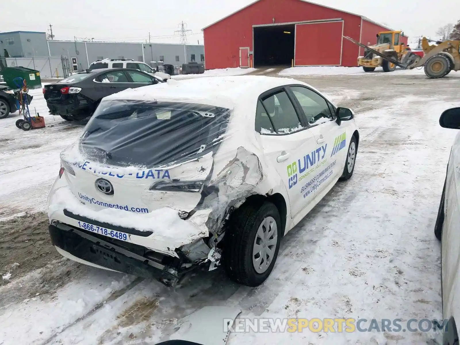 4 Photograph of a damaged car JTNK4RBE1K3015808 TOYOTA COROLLA 2019